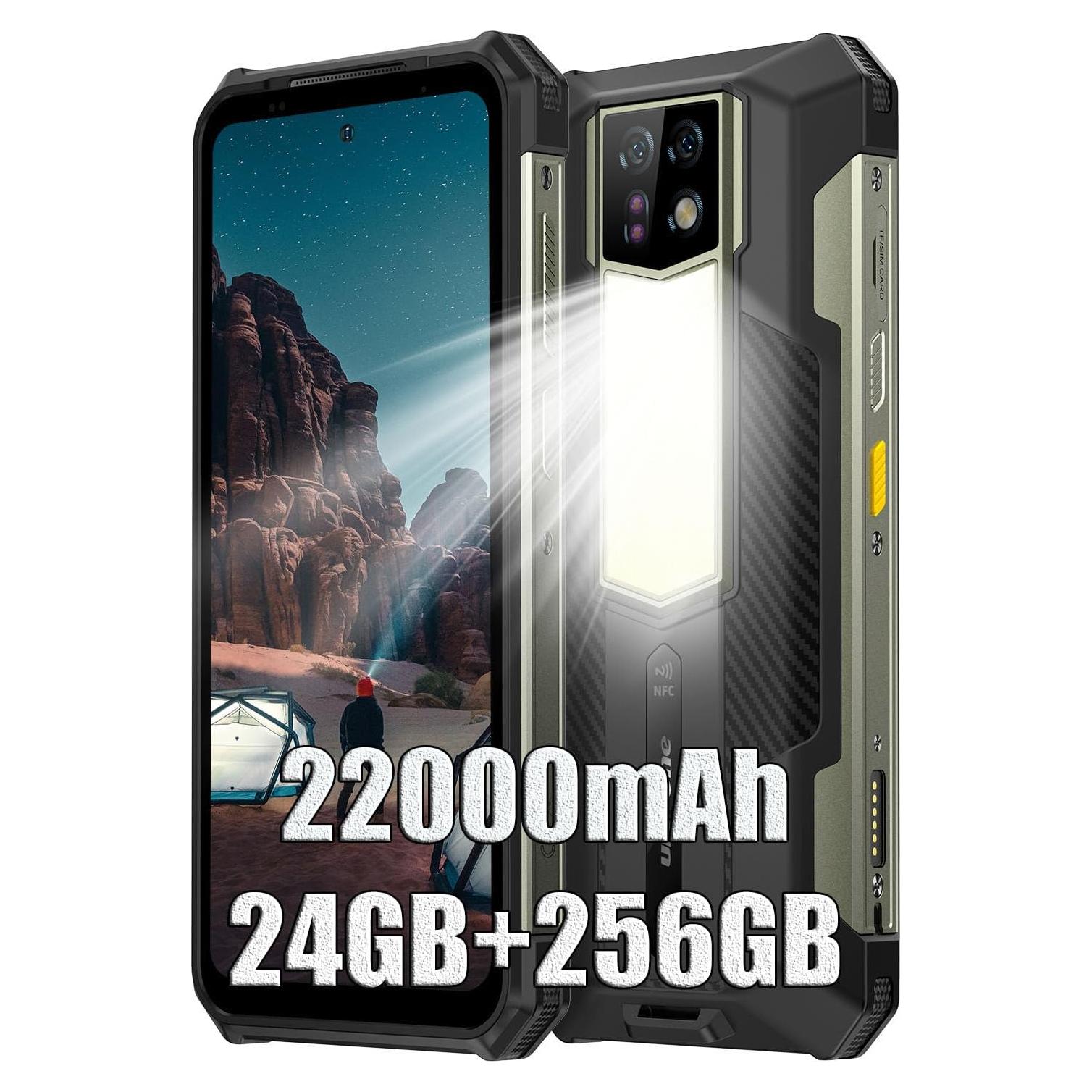 Ulefone Armor 24 Teléfono Resistente 22000mAh 24GB RAM 256GB