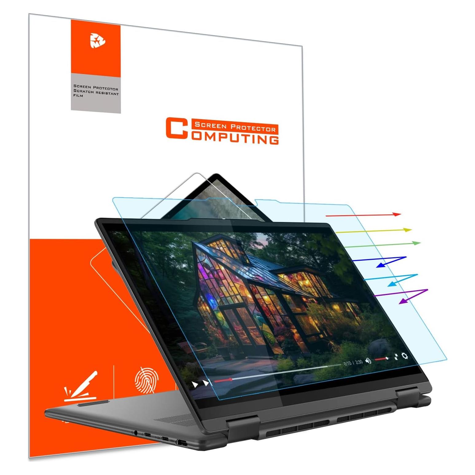 Protector de Pantalla Anti Luz Azul YINOVEEN para Lenovo Yoga 7 14