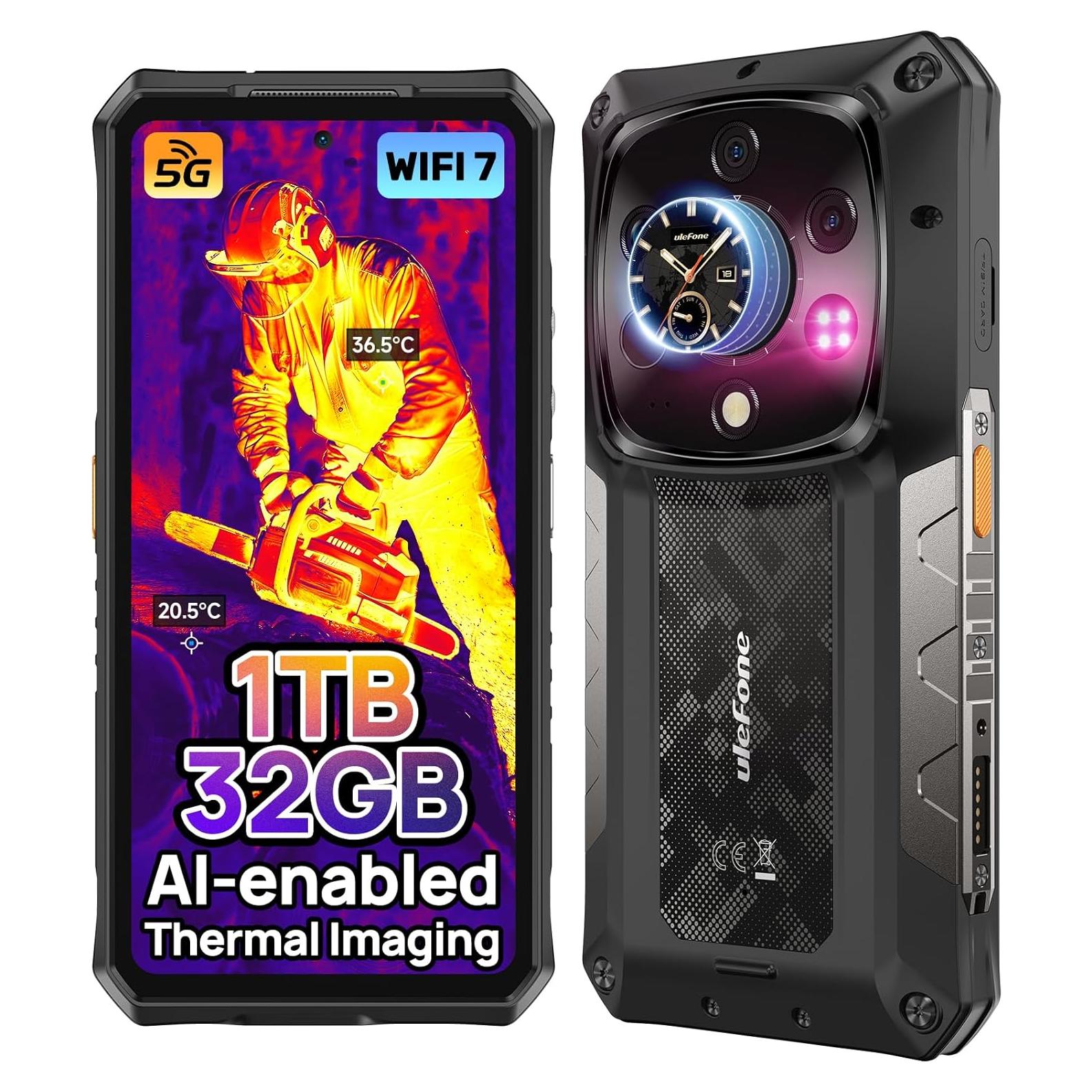 Ulefone Armor 28 Ultra 5G Resistente 32GB RAM 1TB/2TB Negro