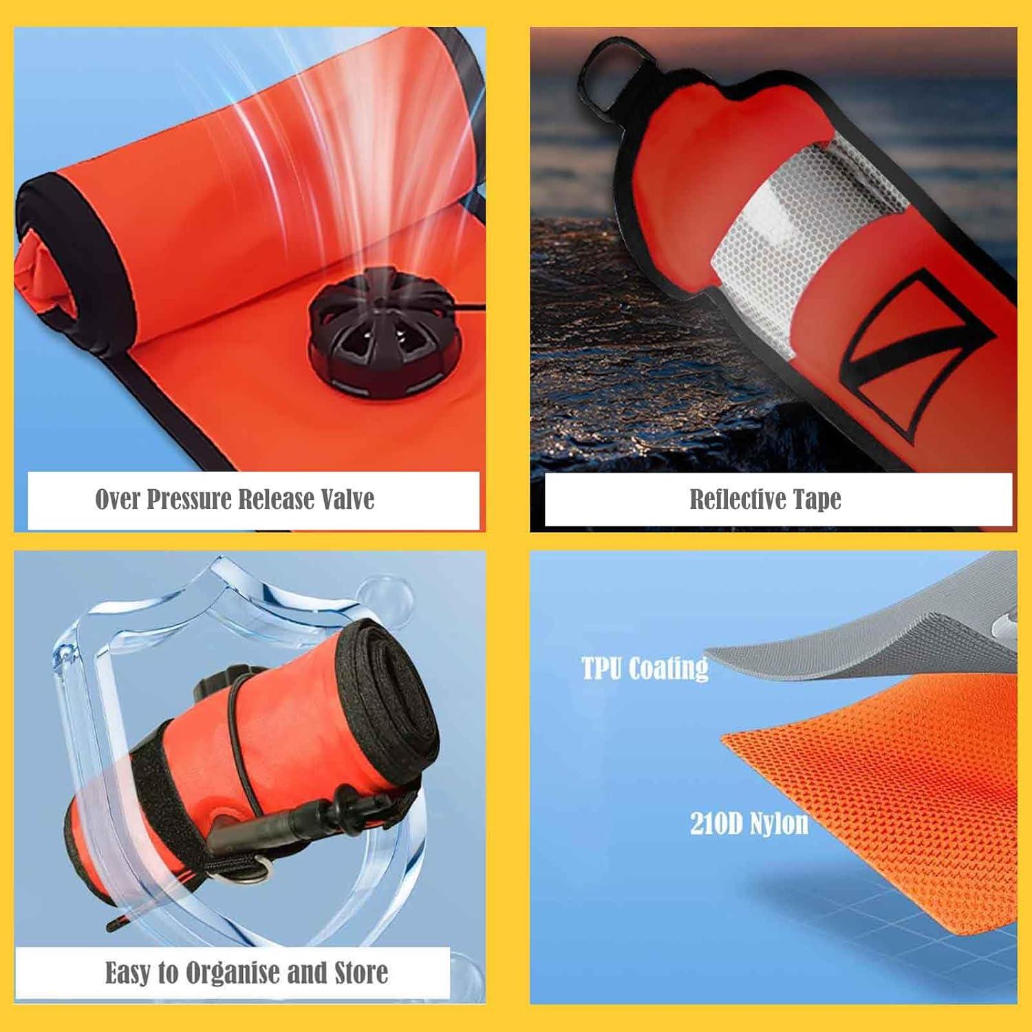 Juego de Boyas de Buceo LalaKoo 1.52m Alta Visibilidad