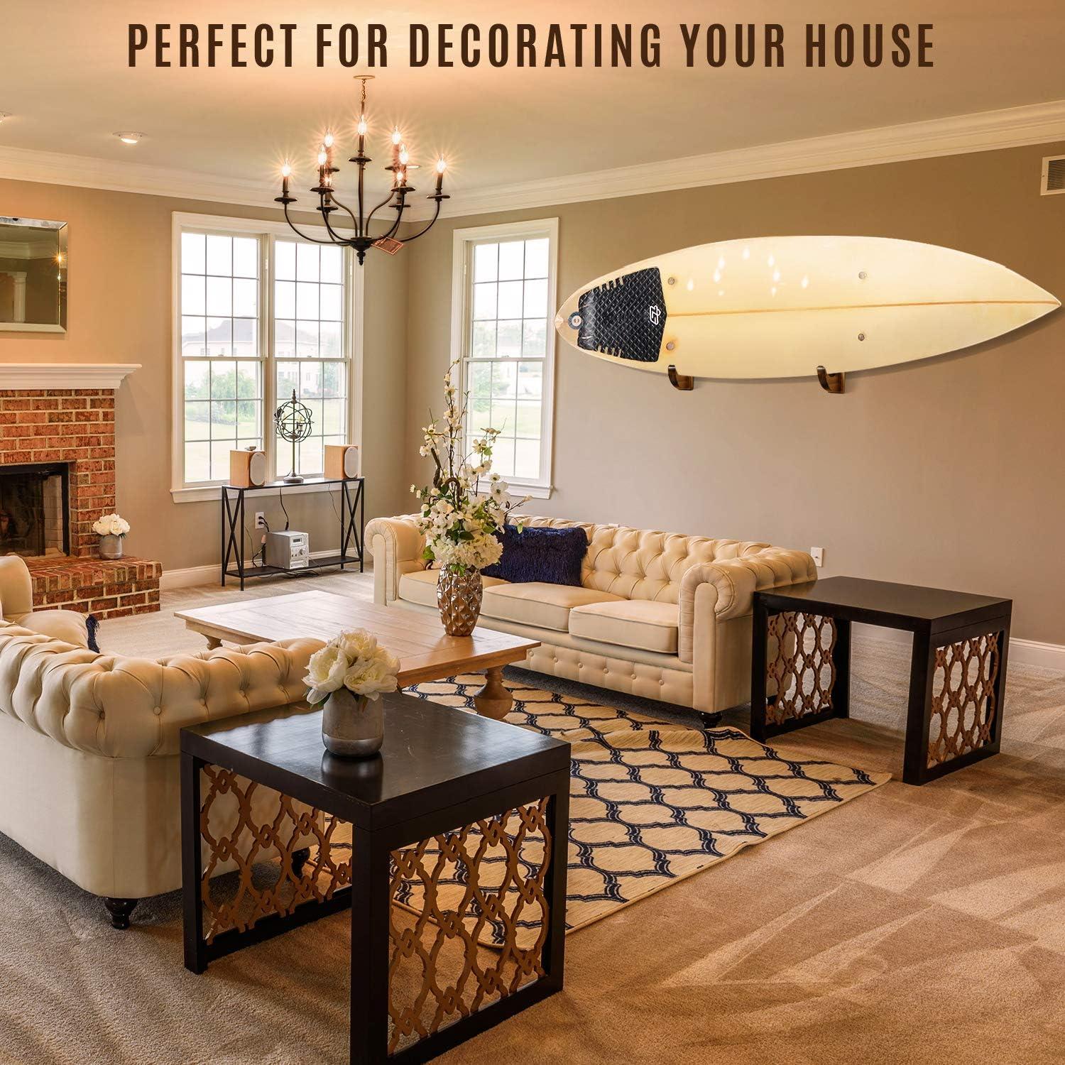 Soporte de Pared Yes4All para Tabla de Surf y Paddleboard