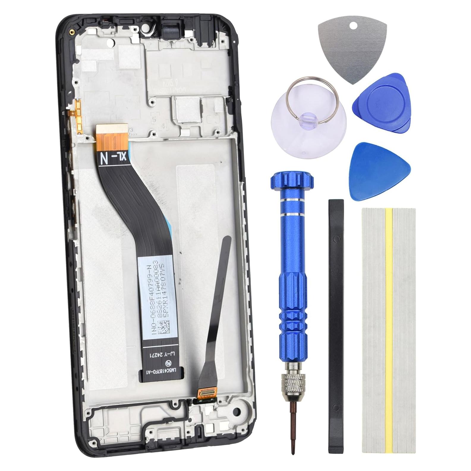 Pantalla LCD IPS Reemplazo Xiaomi Redmi 14C con Marco Negro