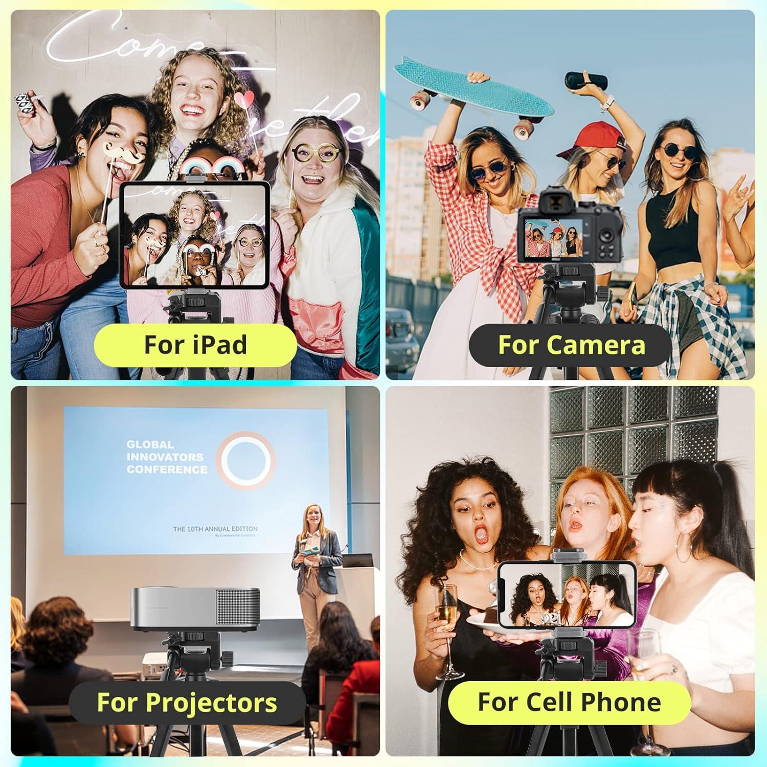 Trípode Sensyne 162.5 cm para Teléfono y iPad con Control Remoto