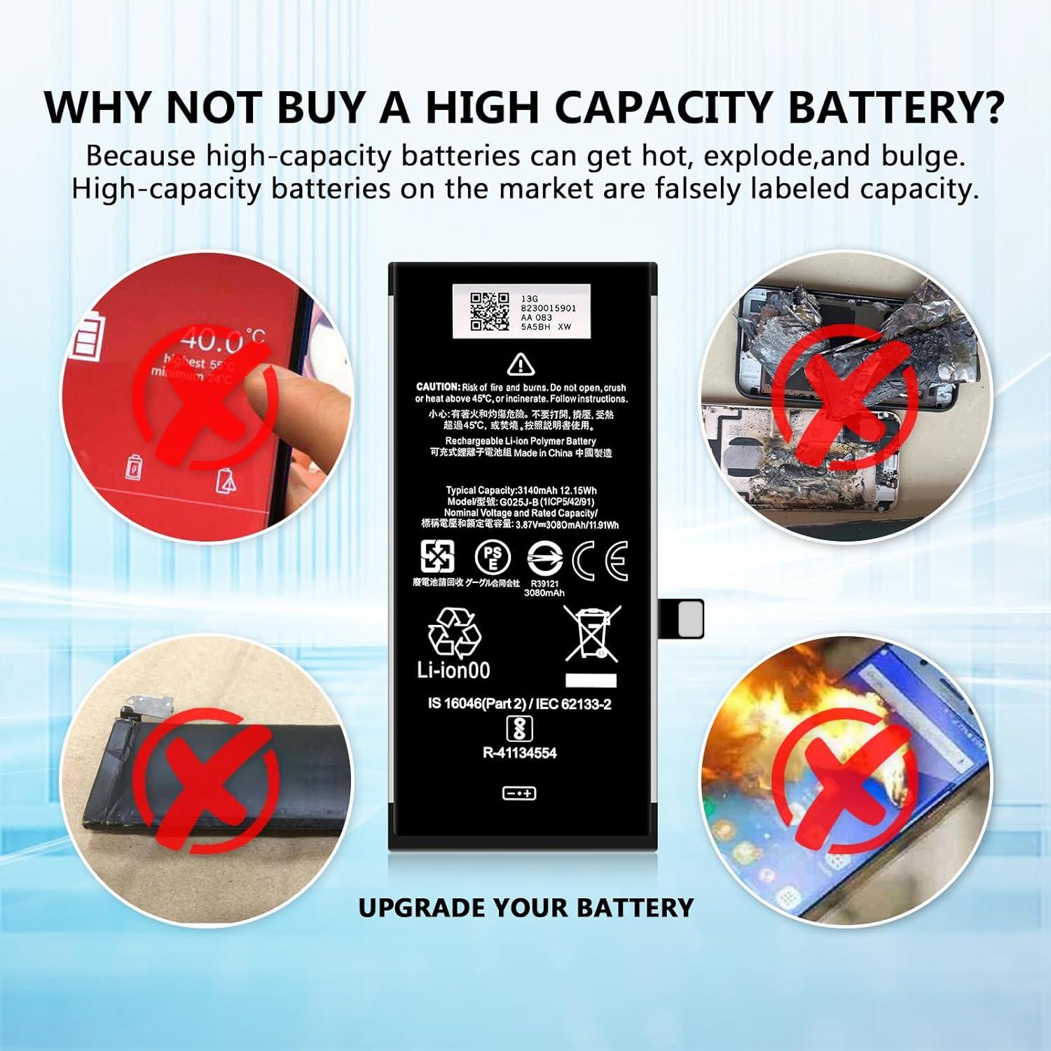 Batería de Reemplazo para Google Pixel 4A TQTHL con Herramientas