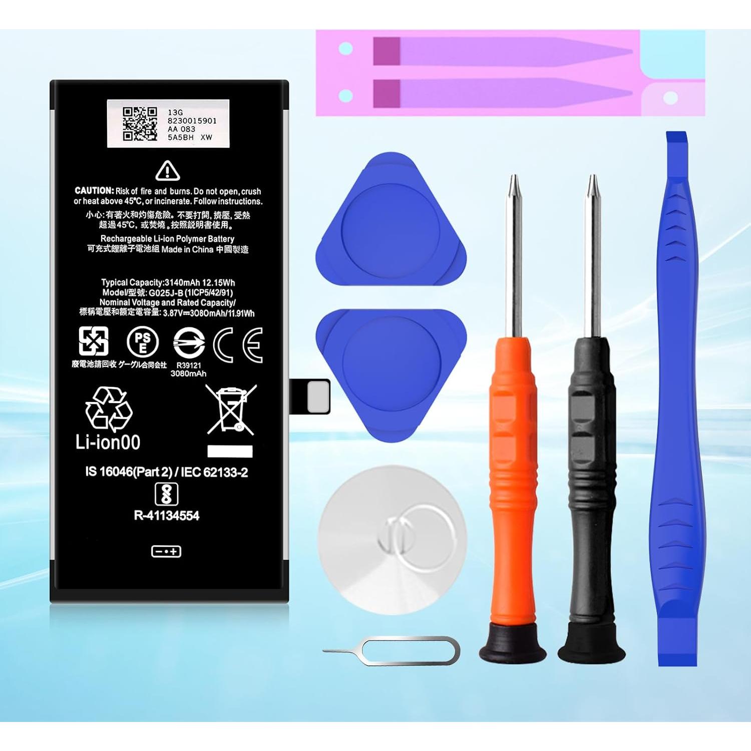 Batería de Reemplazo para Google Pixel 4A TQTHL con Herramientas