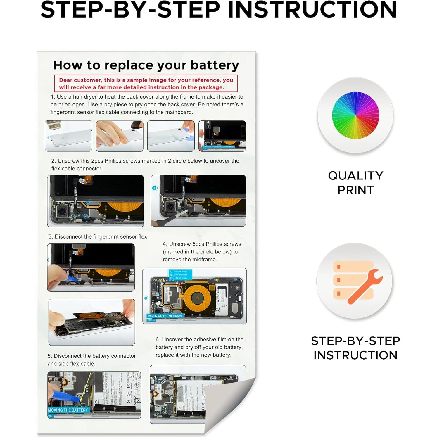 Batería de Reemplazo FUSION VERDE para Google Pixel 3A