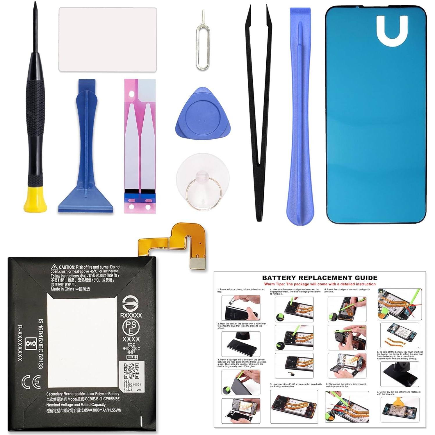 Batería de Reemplazo FUSION VERDE para Google Pixel 3A