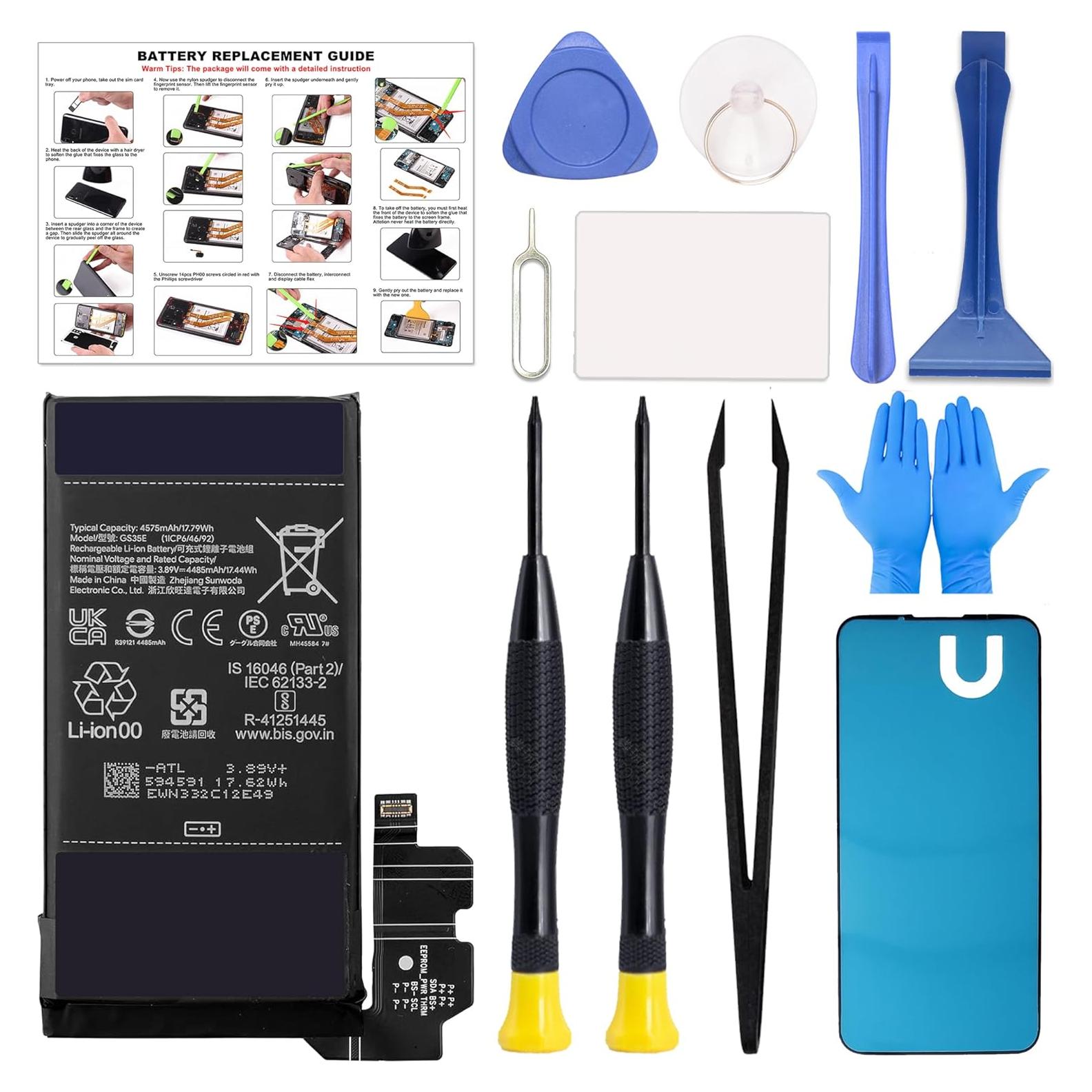 Batería de Reemplazo Green Fusion GS35E para Google Pixel 8