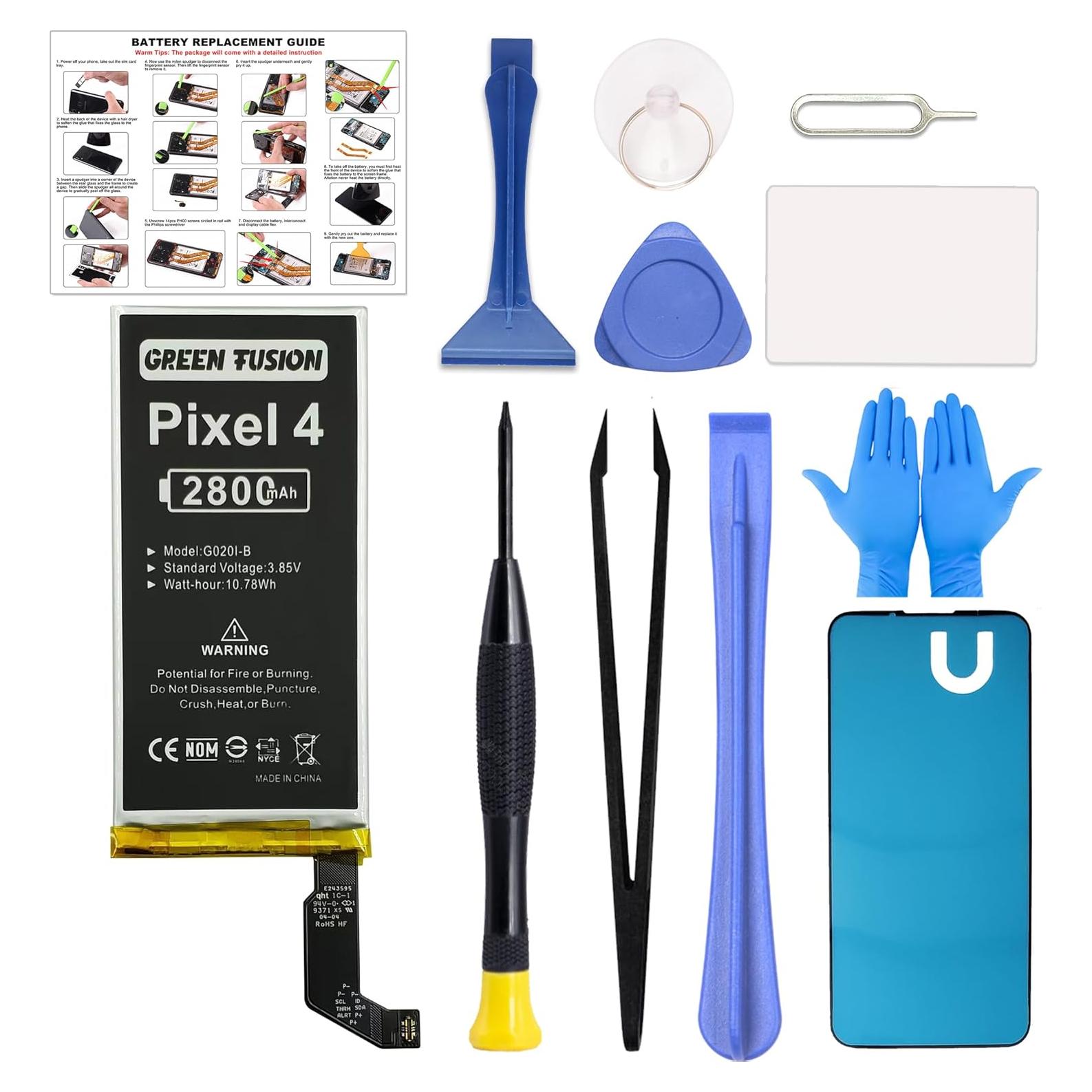 Batería de Reemplazo Green Fusion para Google Pixel 4 - G020I-B
