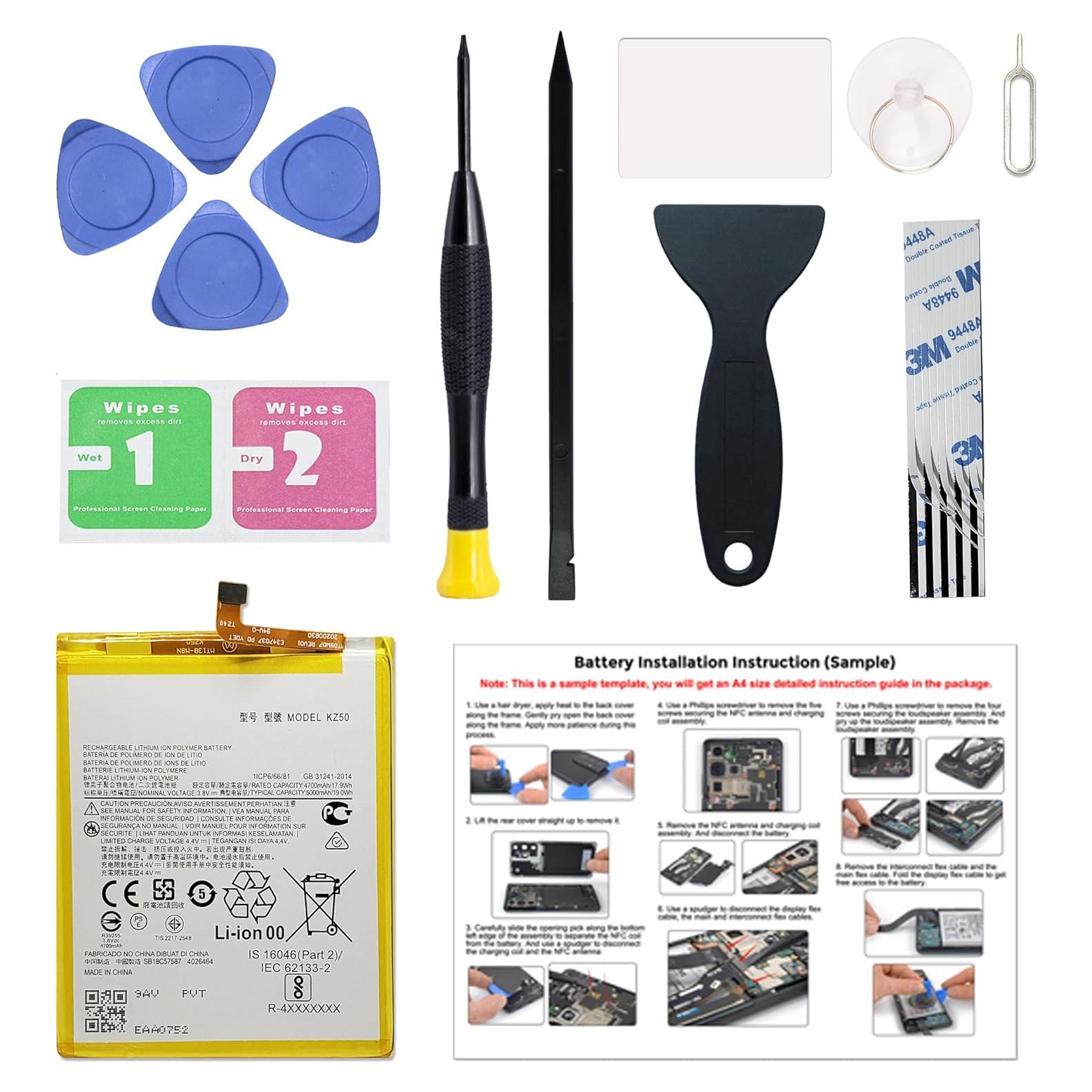 Batería KZ50 MAXSHARKS para Moto G Power 2020 / G8 Power