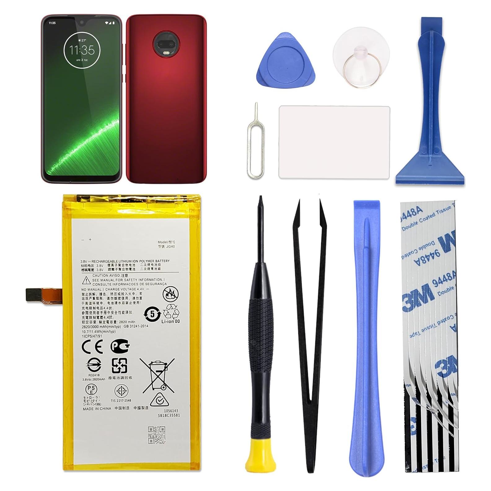 Batería de Reemplazo JG40 para Motorola G7 Plus - Green Fusion