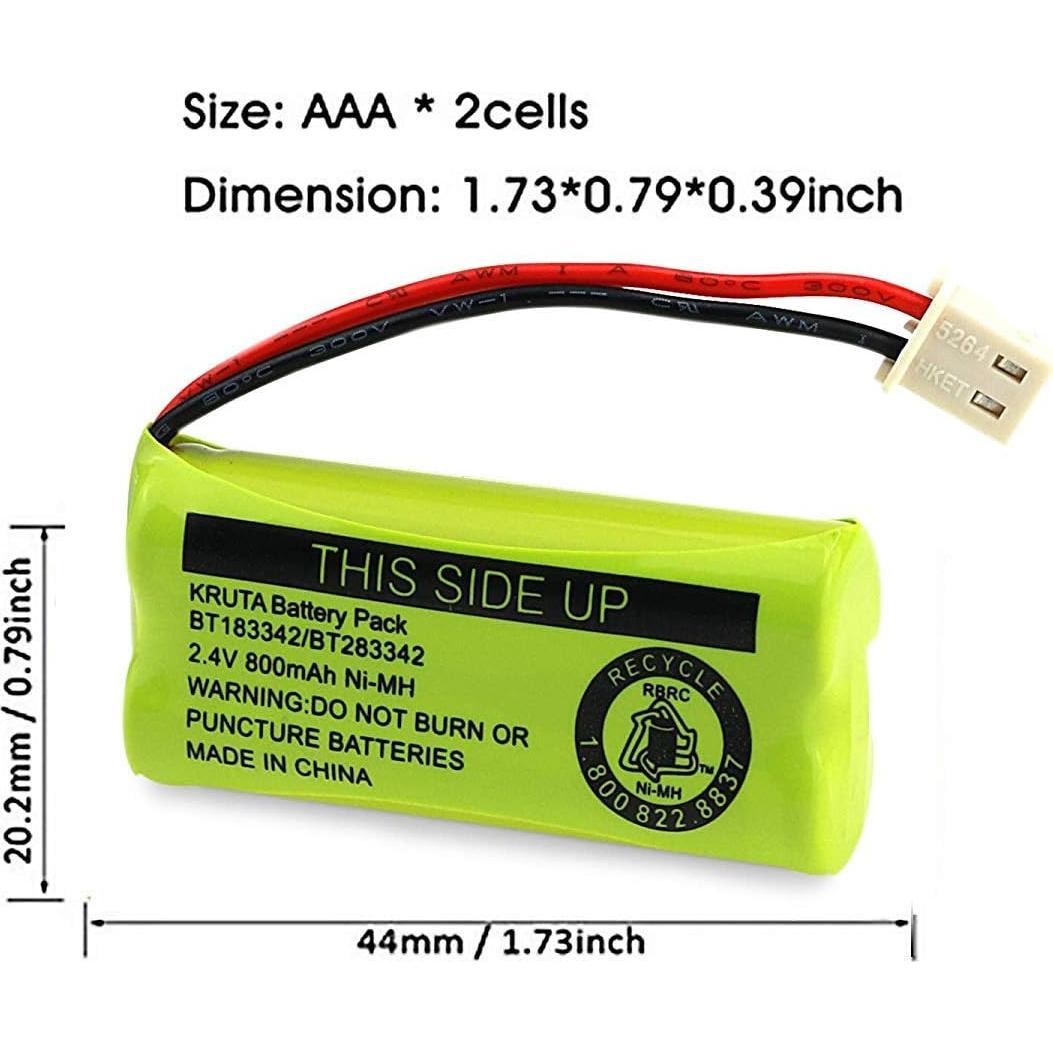 Batería Kruta BT183342 800mAh Compatible Teléfonos Inalámbricos