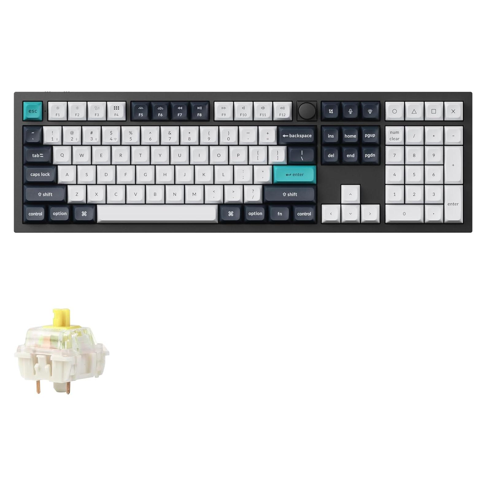 Teclado Mecánico Keychron Q6 Max RGB Inalámbrico USB-C