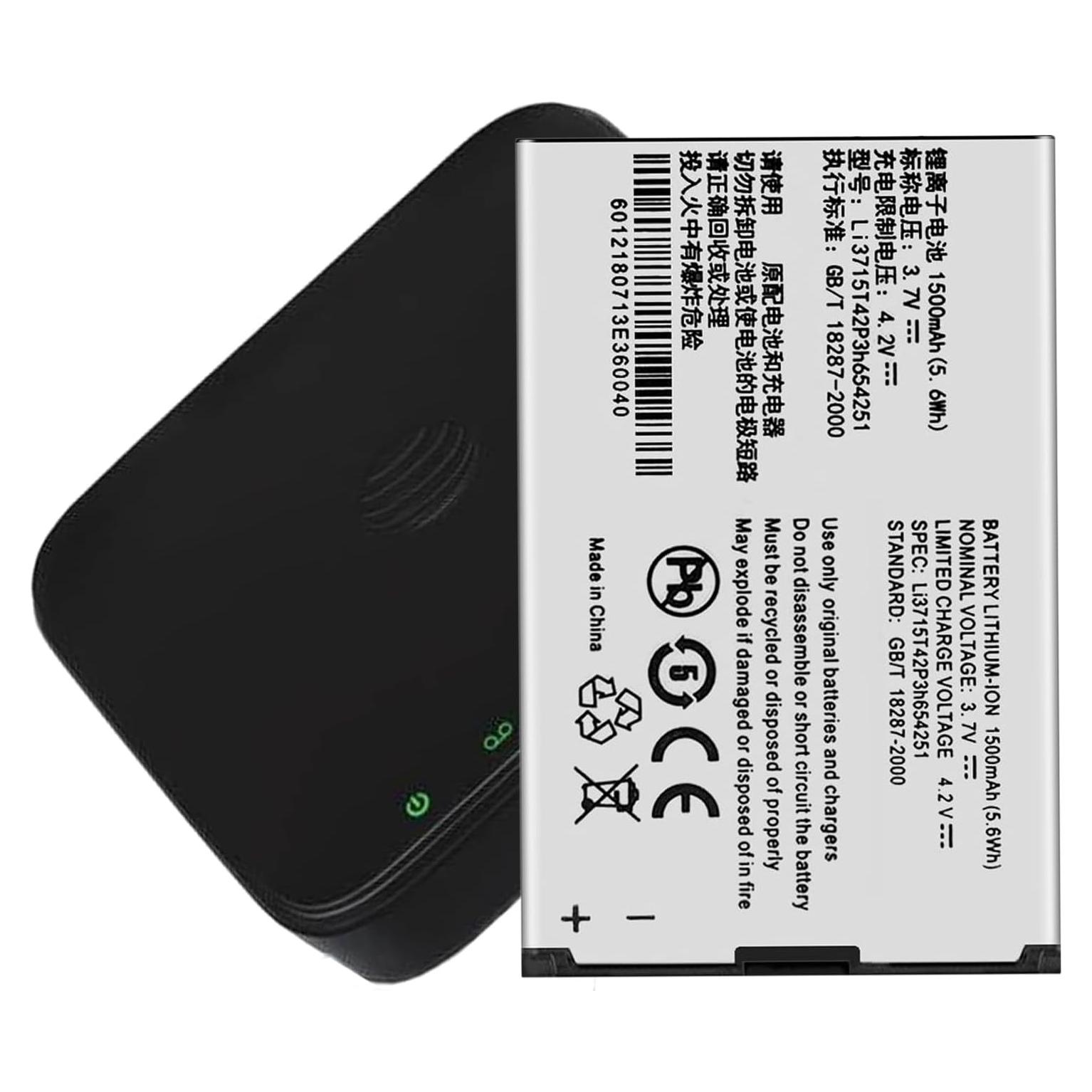 Batería de Reemplazo DDONG Li3715T42P3h654251 para ZTE Cymbal Z320