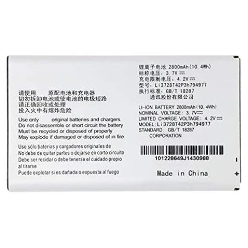 Batería de Reemplazo ZTE MF923 Hotspot AT&T 2800mAh Li-ion