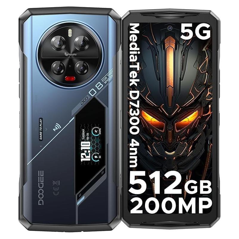 DOOGEE V40 Pro 5G Teléfono Resistente 36GB RAM 512GB Azul