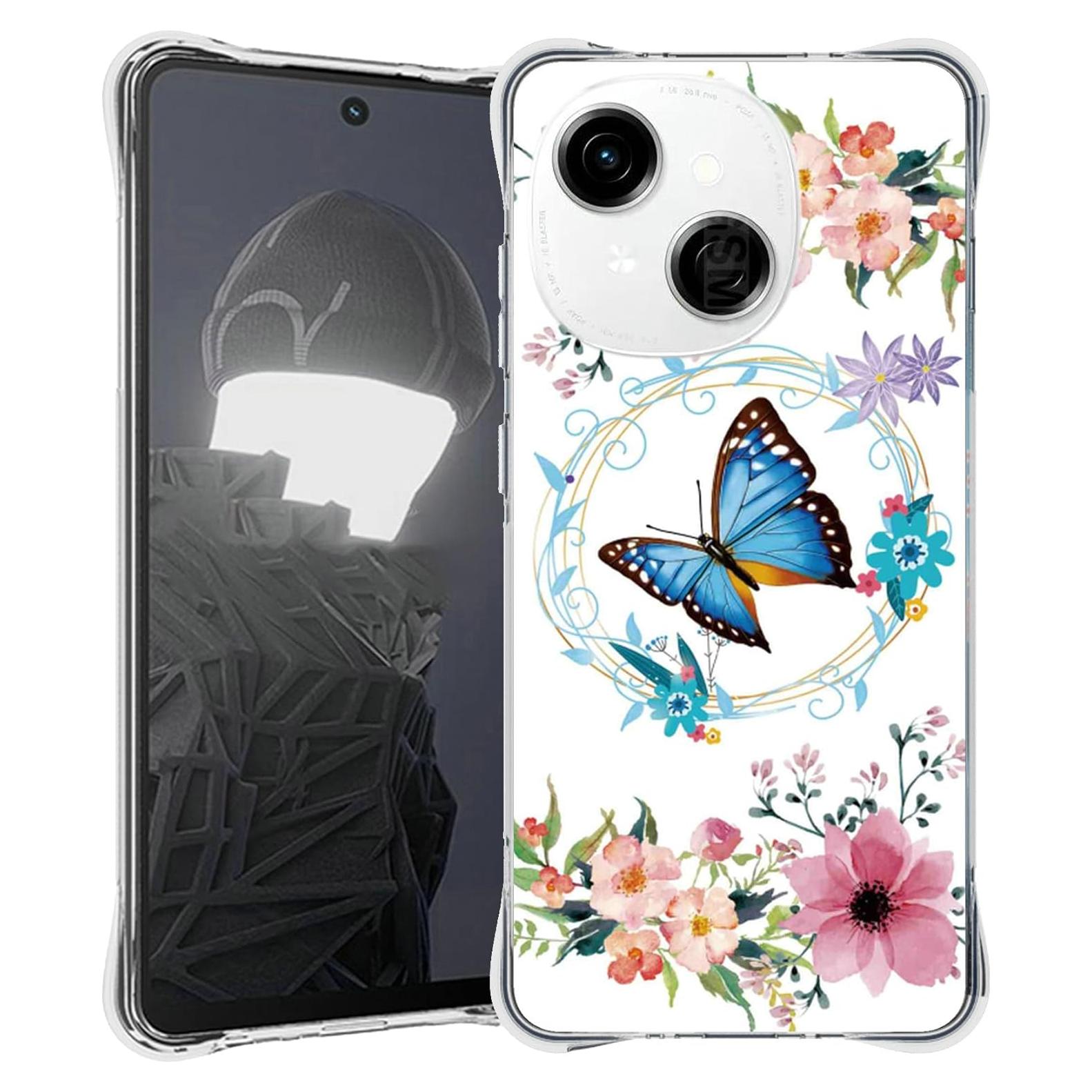 Funda Tecno Spark Go 2025 YGL-LHD Silicona Engrosada Efecto Luminoso