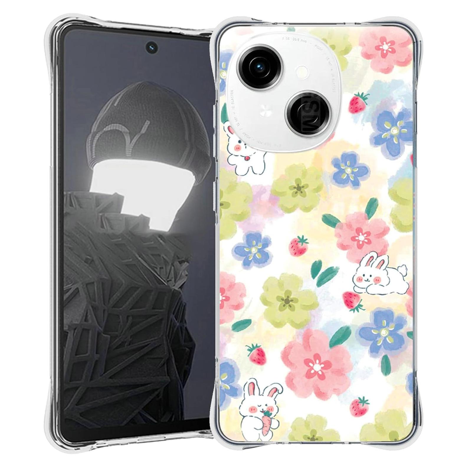 Funda de Silicona Tecno Spark Go 2025 YGH-SH con Efecto Luminoso