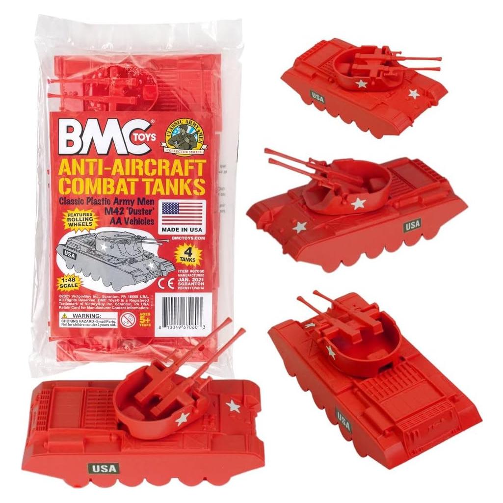 Tanques Antiaéreos BMC Classic Payton 4pc Rojo Verde