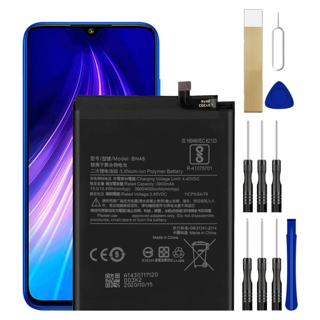 Batería WUHAO BN46 para Xiaomi Redmi Note 8 + Kit Herramientas