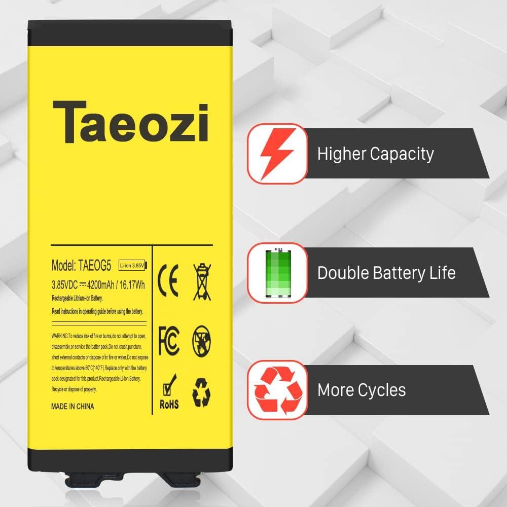 Batería de Reemplazo Taeozi 4800mAh para LG G5 BL-42D1F