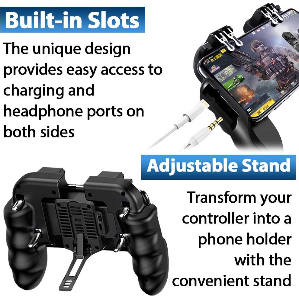 Controlador Móvil GAMR+ con Ventilador y Soporte Ajustable