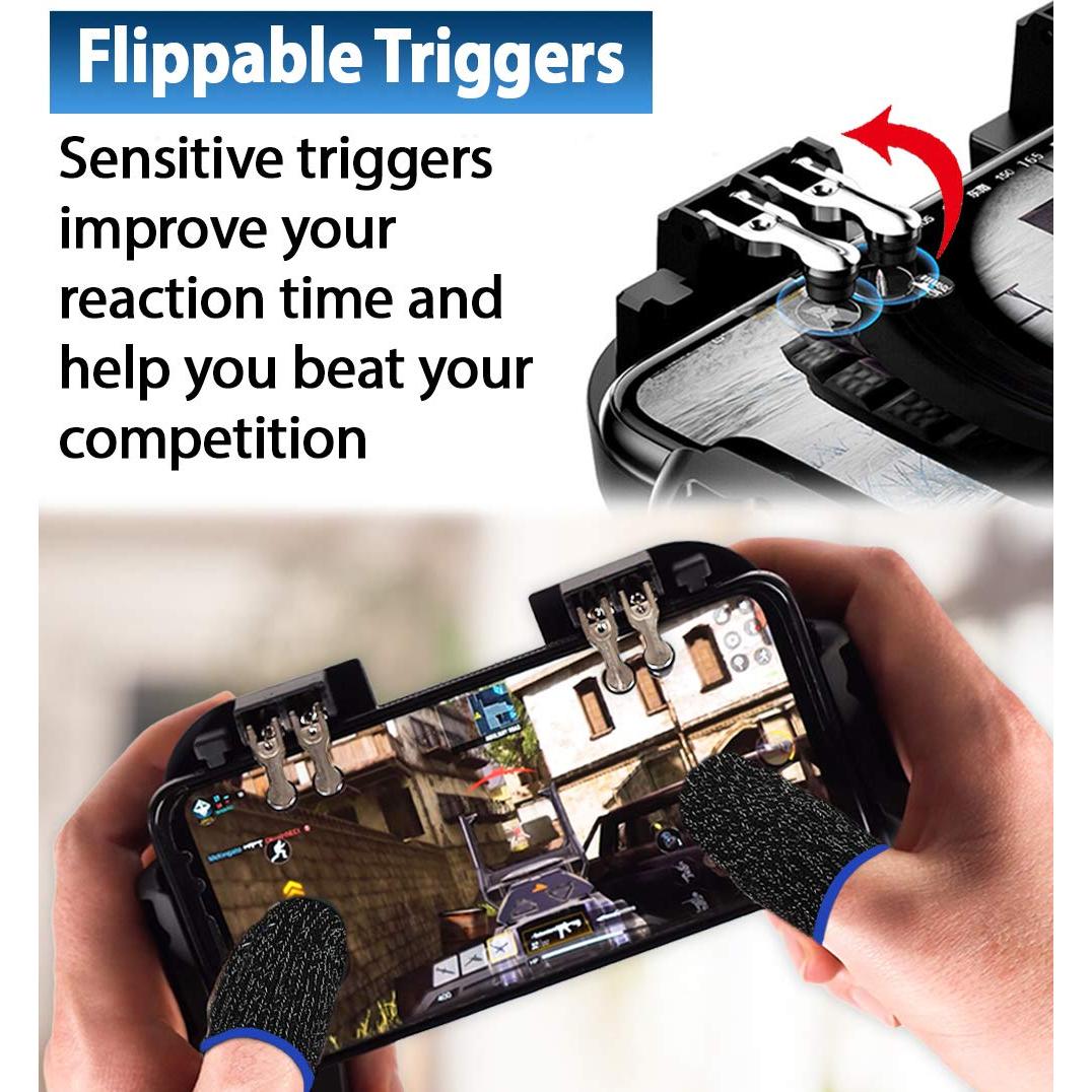 Controlador Móvil GAMR+ con Ventilador y Soporte Ajustable