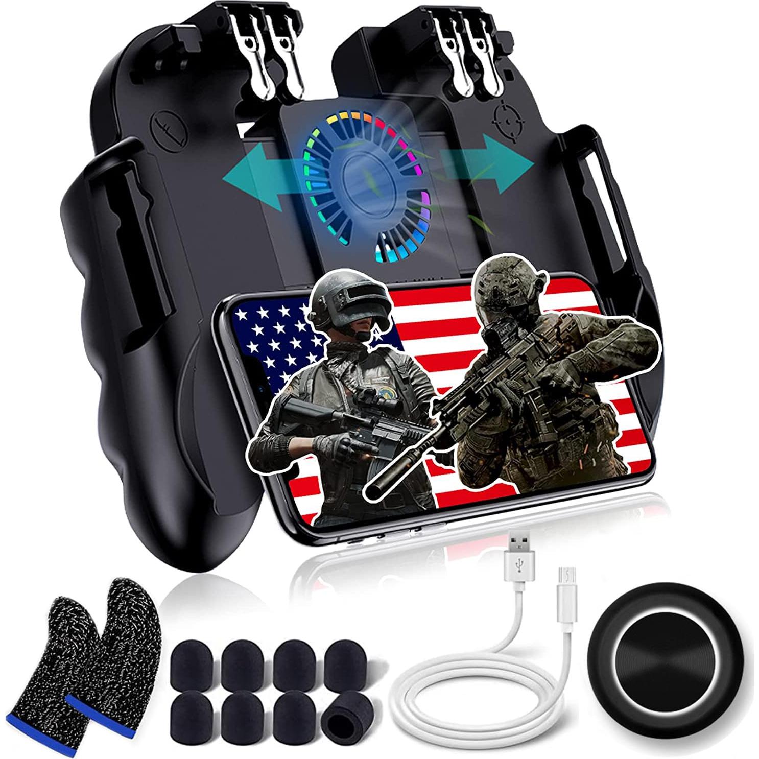 Controlador Móvil GAMR+ con Ventilador y Soporte Ajustable