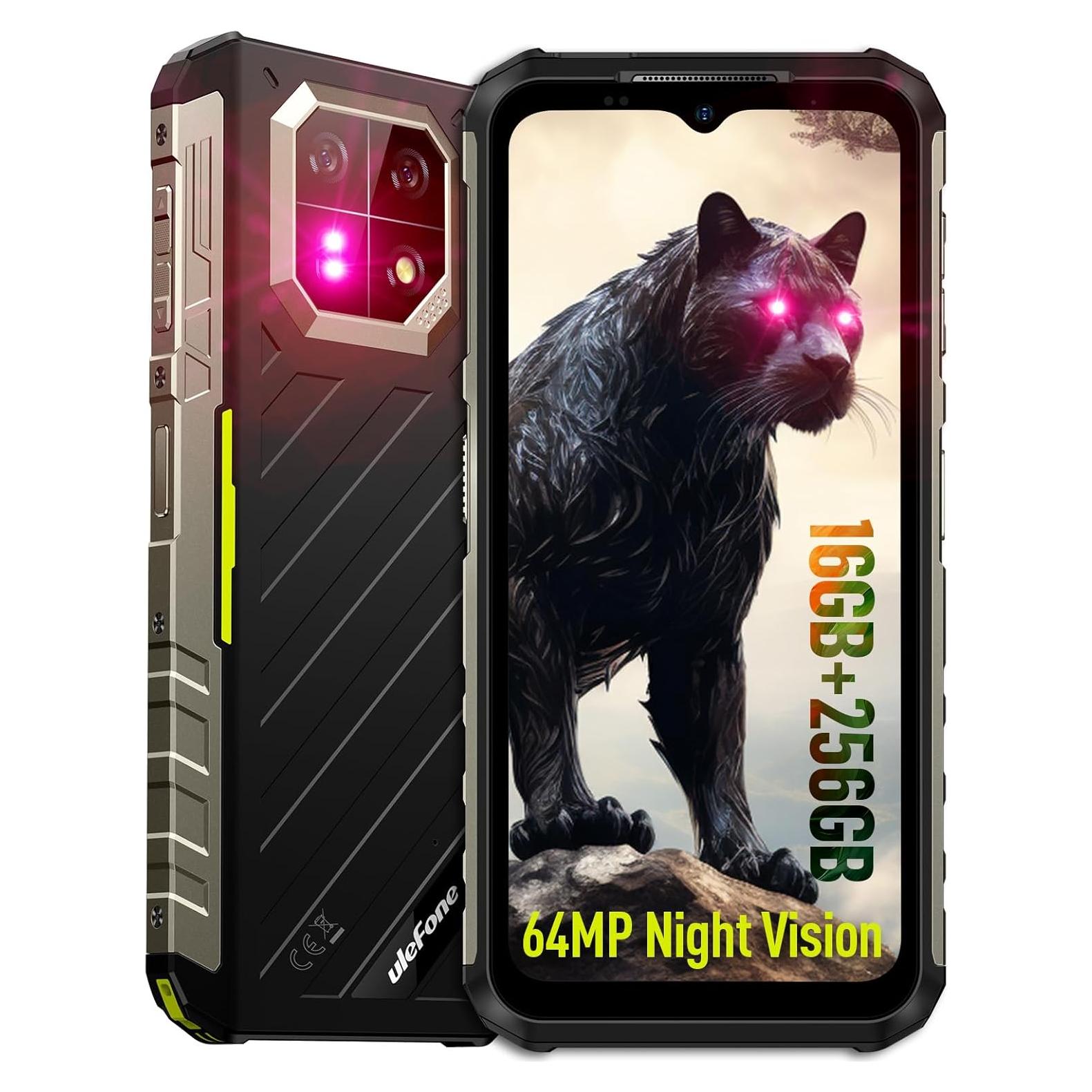 Smartphone Ulefone Armor 22 Resistente 16GB RAM 256GB Verde