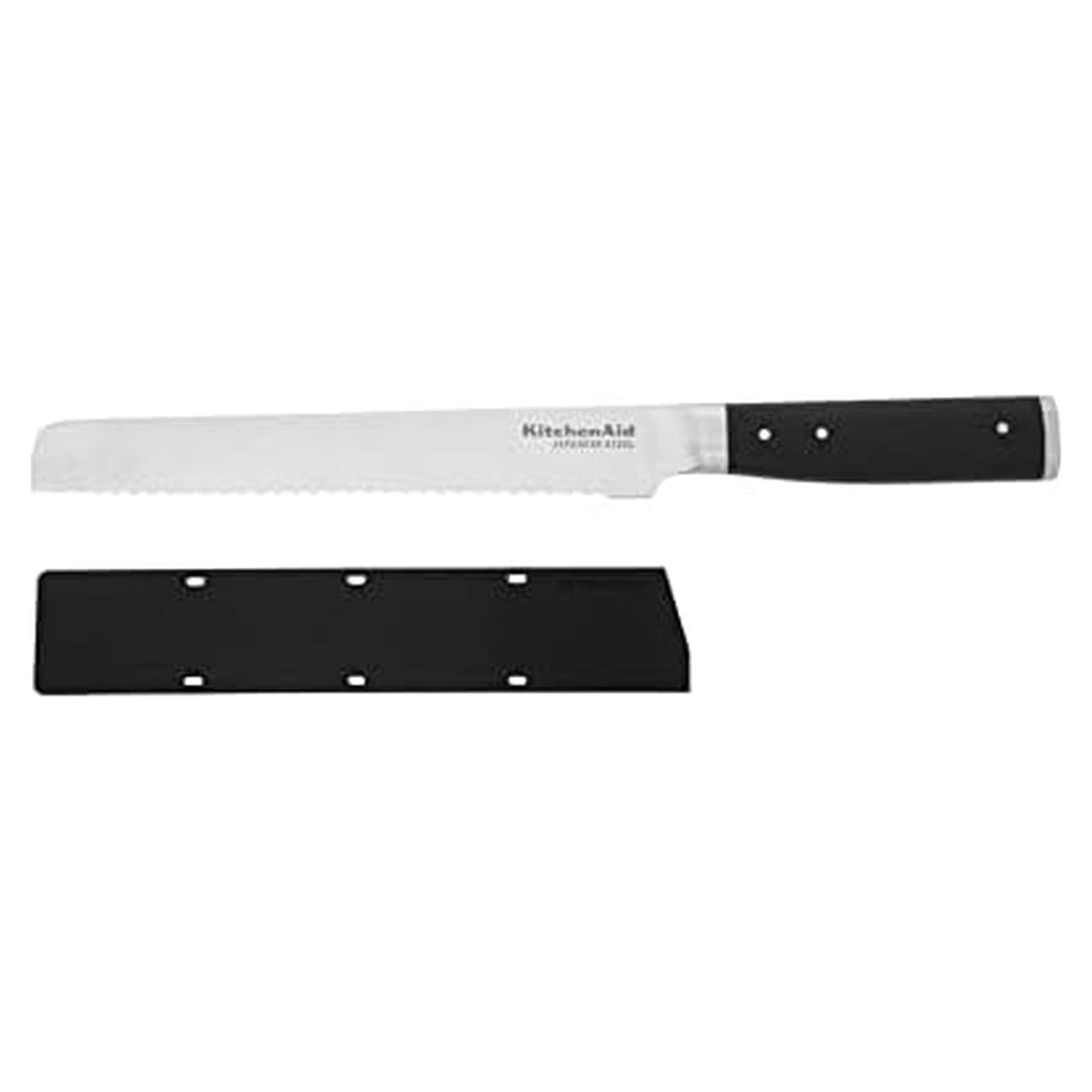 Cuchillo de Pan KitchenAid Forjado 12.7 cm Acero Inoxidable Negro