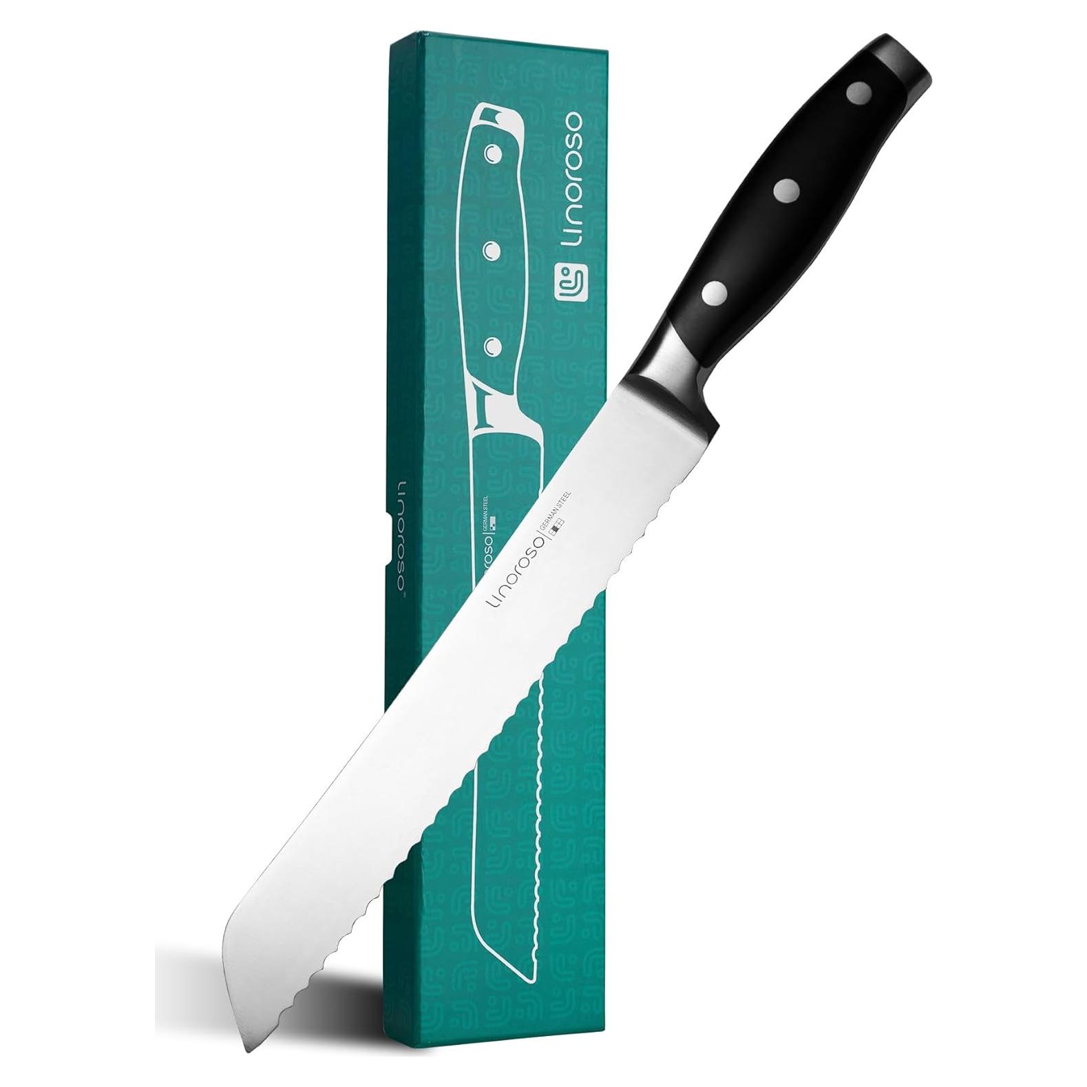 Cuchillo de Pan Serrado Linoroso 20 cm Acero Inoxidable
