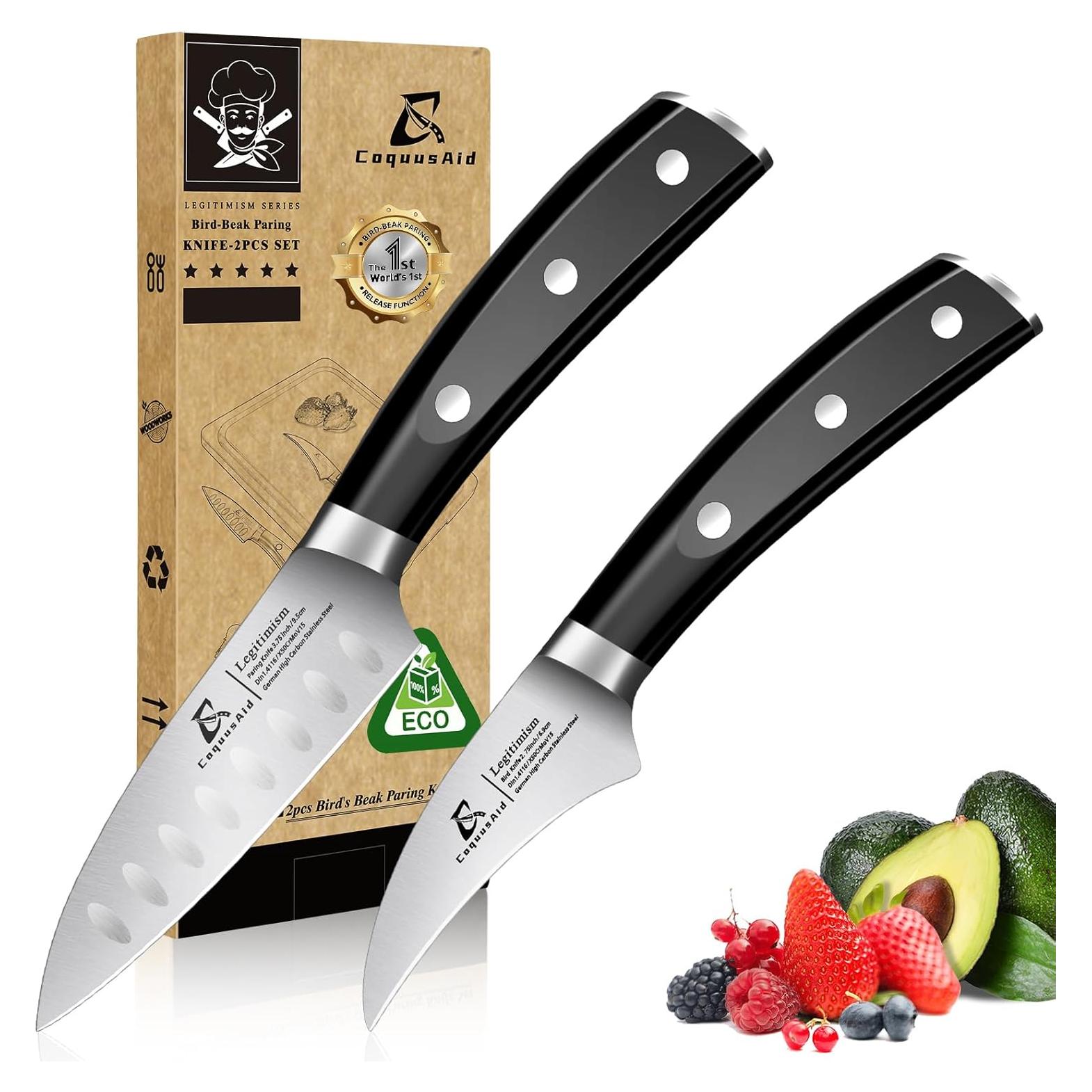 Juego de cuchillos de pelar CoquusAid 2PCS acero inoxidable