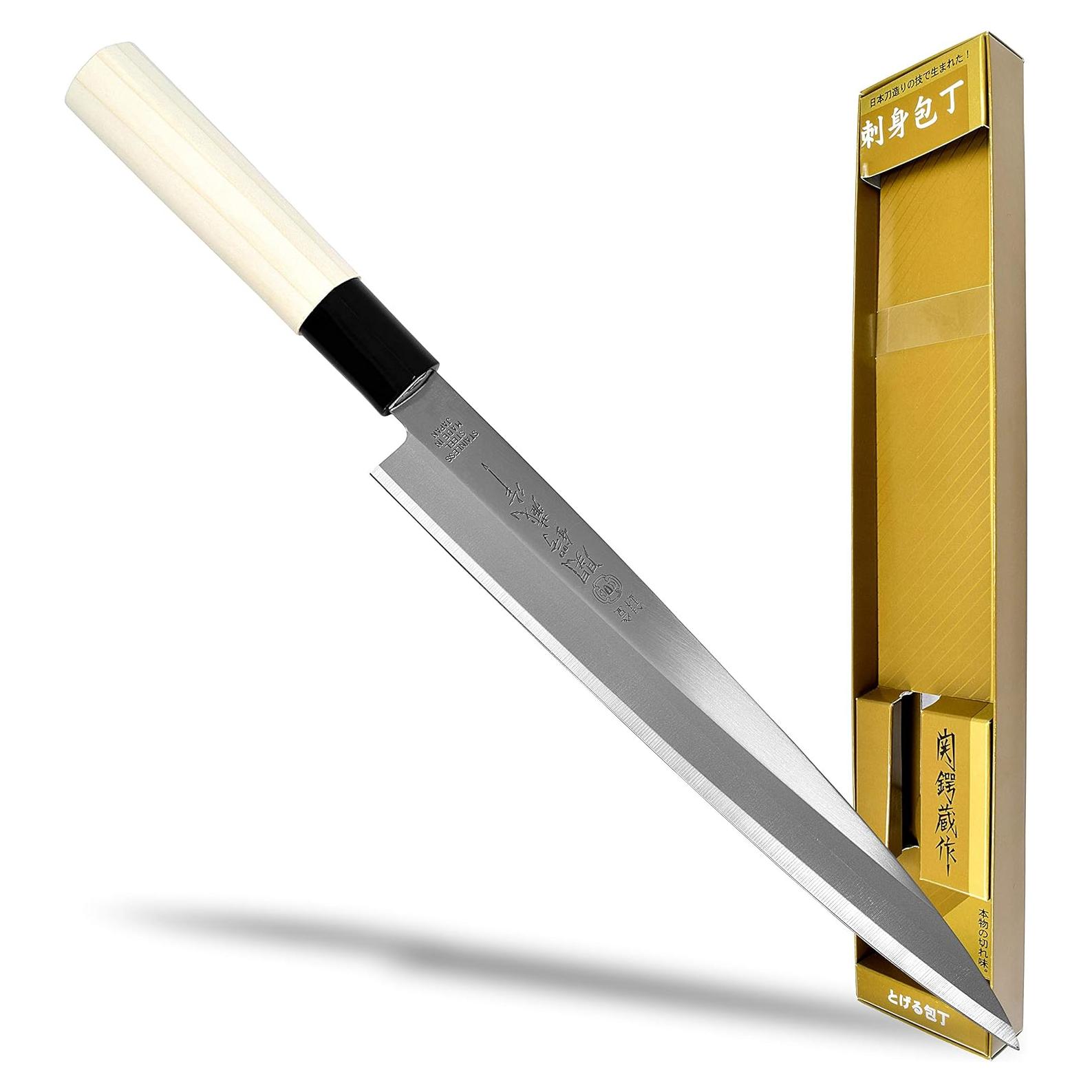 Cuchillo de Sashimi TSUBAZO 210 mm Acero Inoxidable Seki Japón