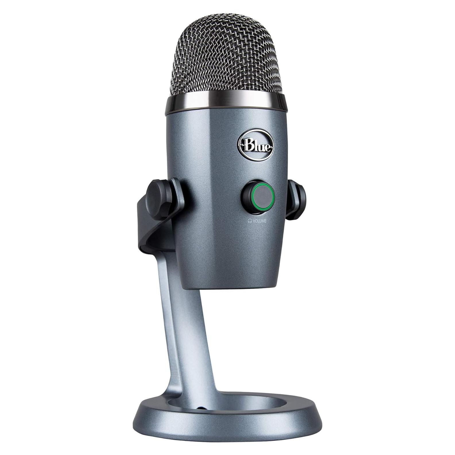 Micrófono USB Blue Yeti Nano Gris para Streaming y Podcasting
