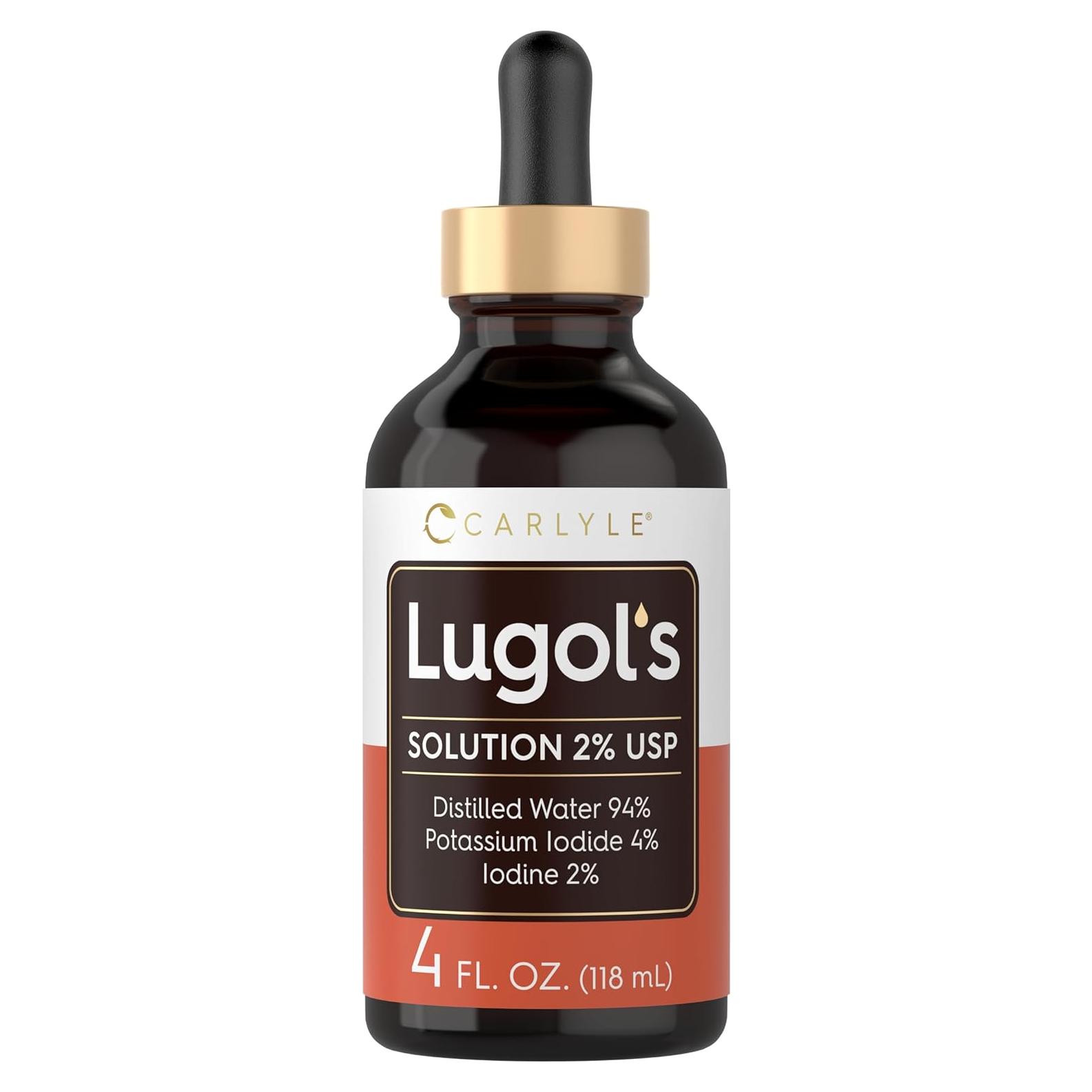 Carlyle Iodo de Lugol 2% 118 ml - Solución de Yoduro de Potasio