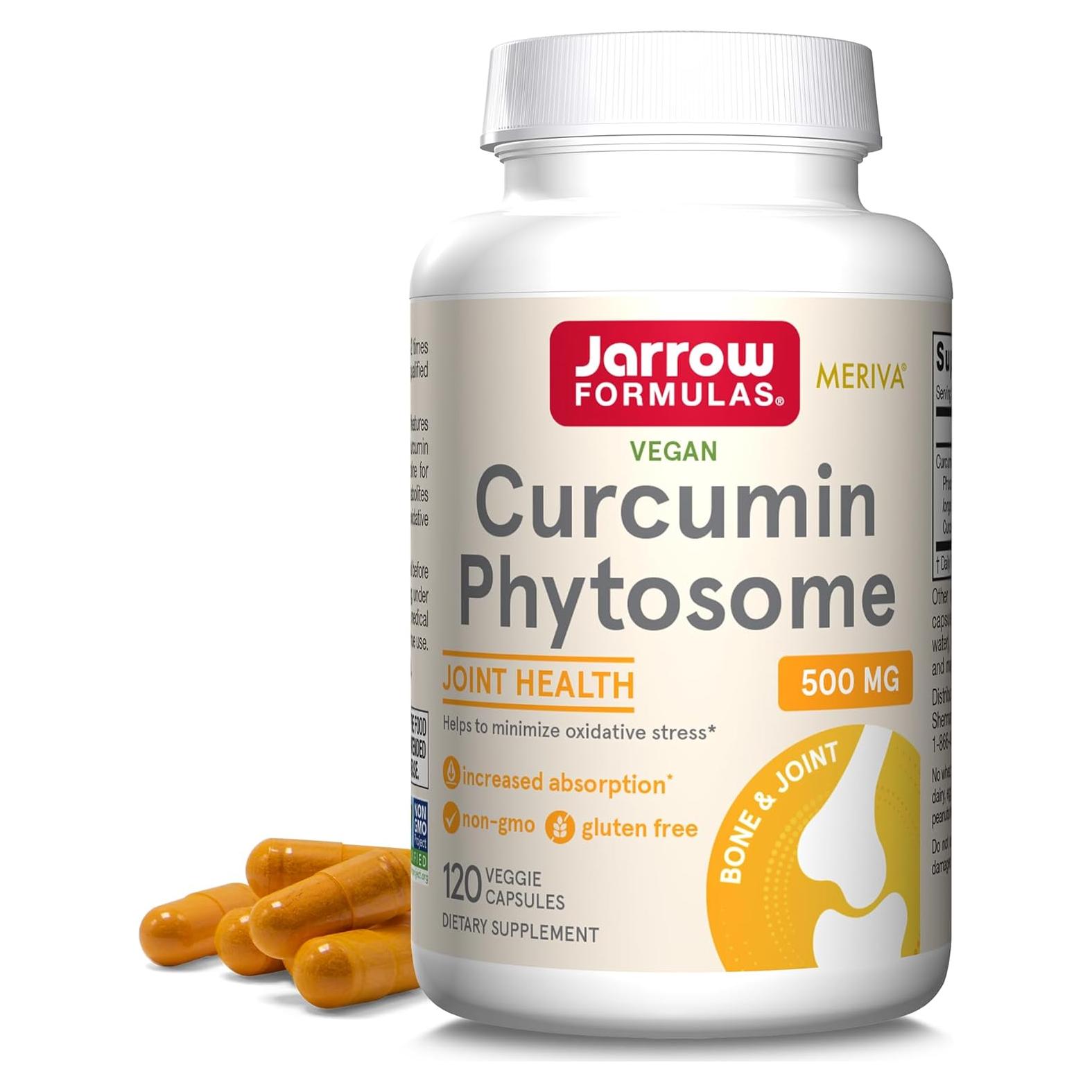 Suplemento Articular Jarrow Formulas Curcumin 500 mg - 120 Cápsulas