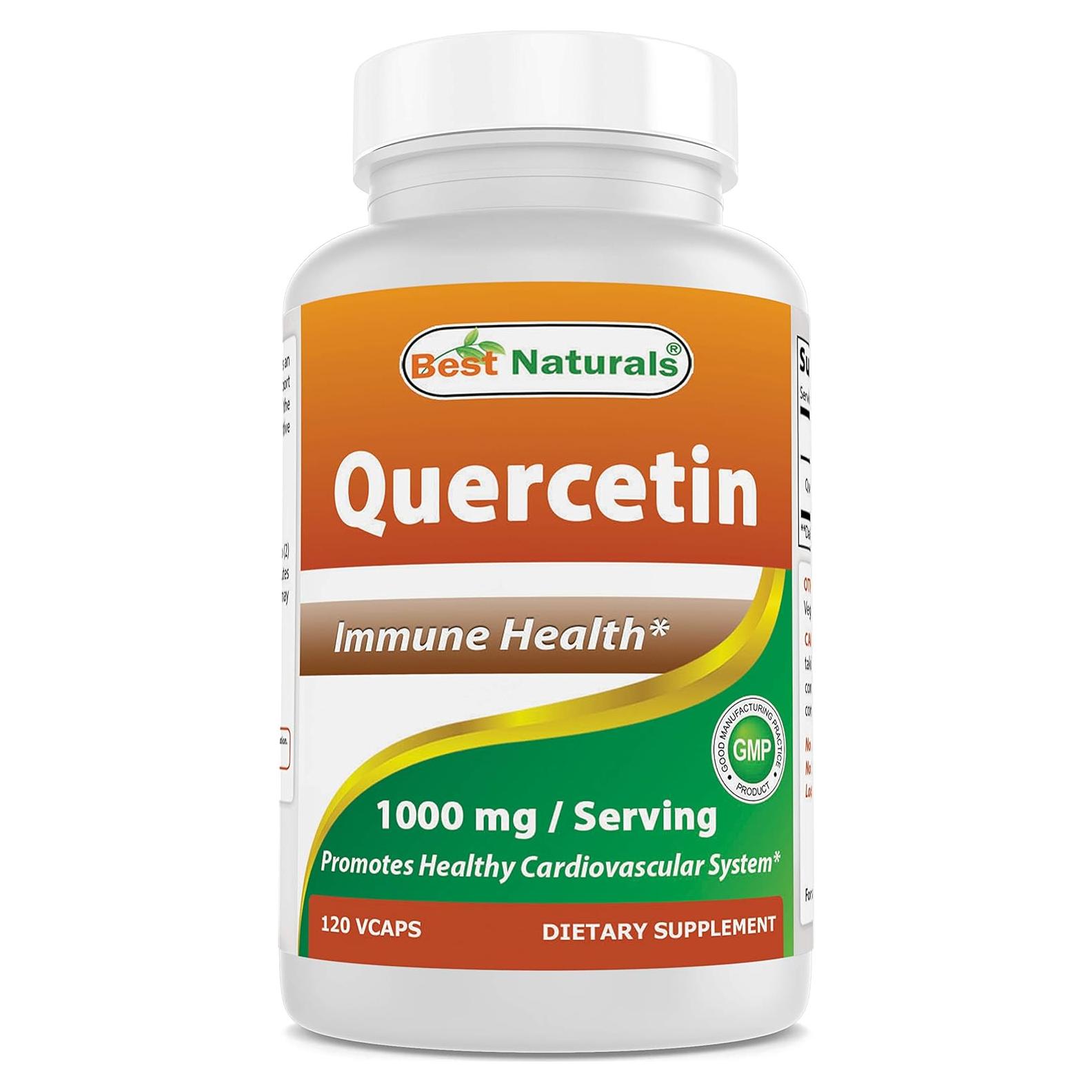 Quercetina 1000 mg Mejores Naturales - 120 Cápsulas Vegetales