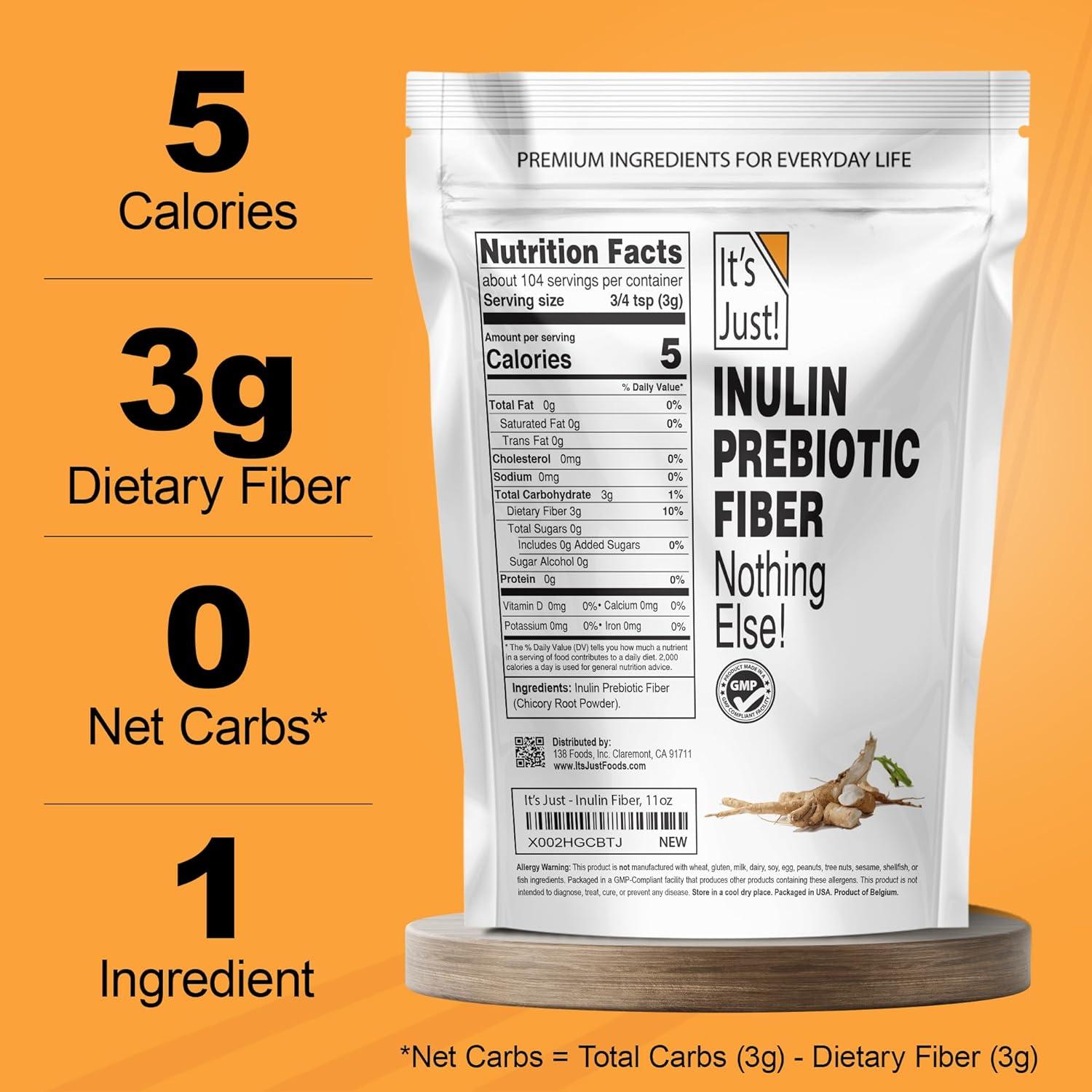 Fibra Prebiótica de Inulina 0.91kg 138 Foods - Salud Digestiva