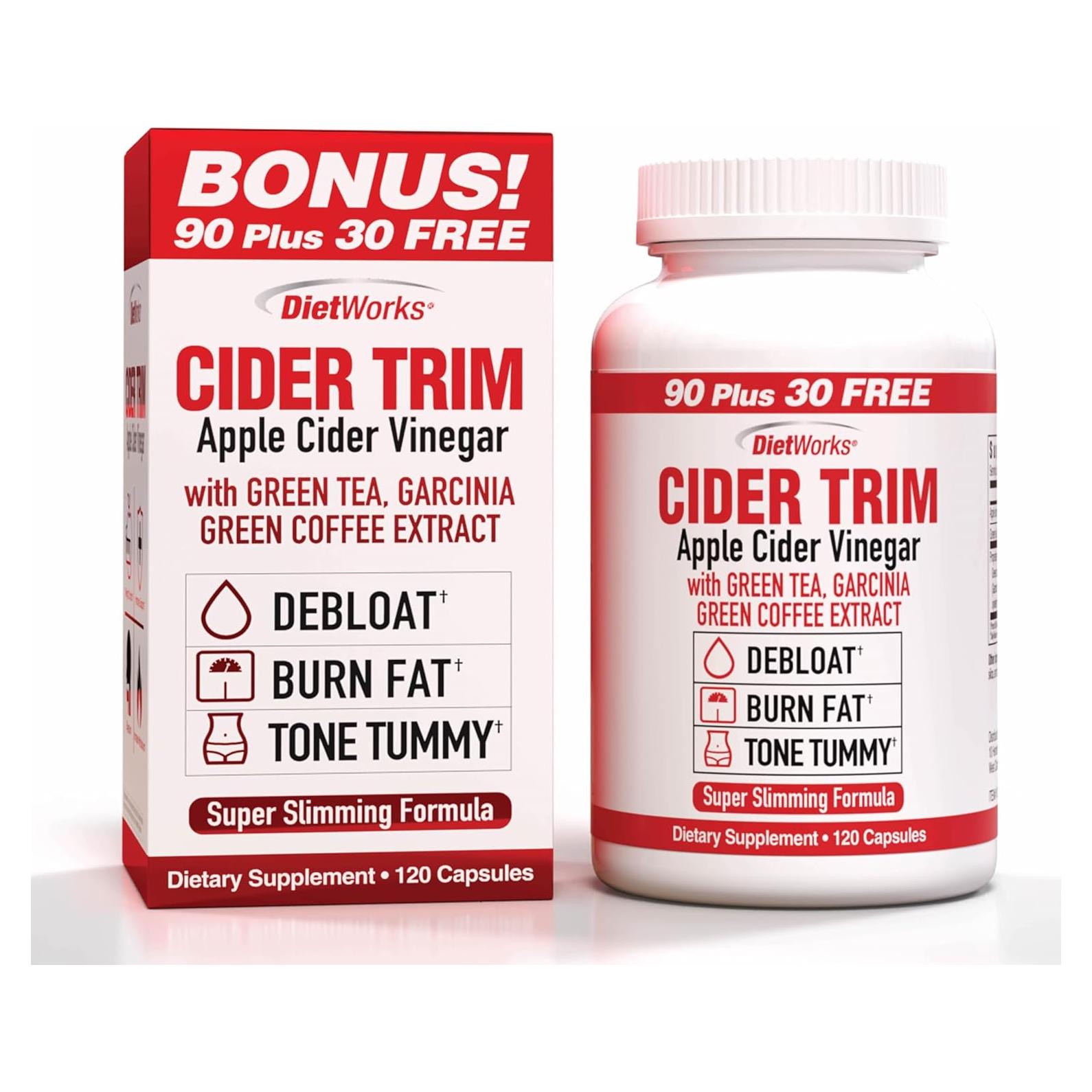 Cápsulas de Vinagre de Sidra de Manzana Windmill 120 Unidades