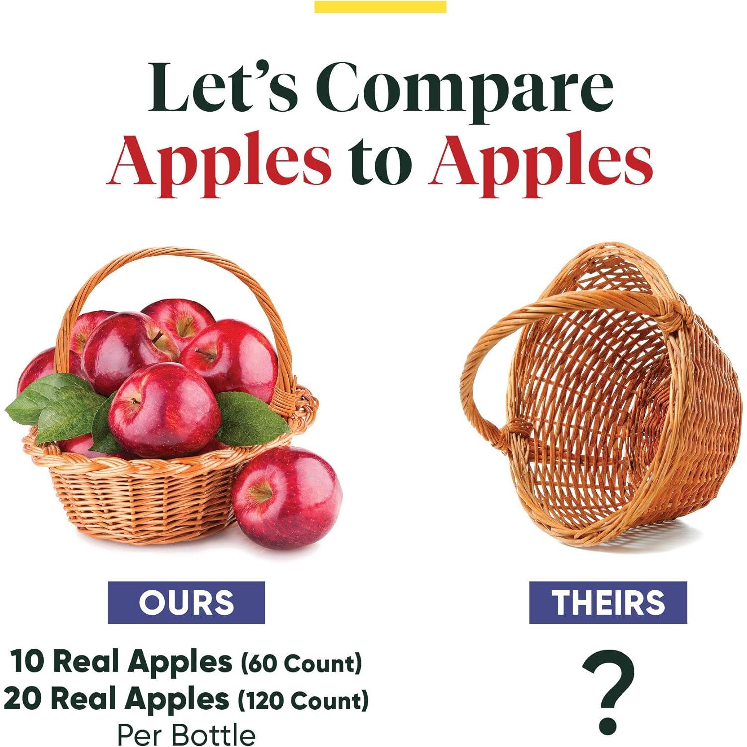 Vinagre de Sidra de Manzana Enzymedica 60 Cápsulas Veganas