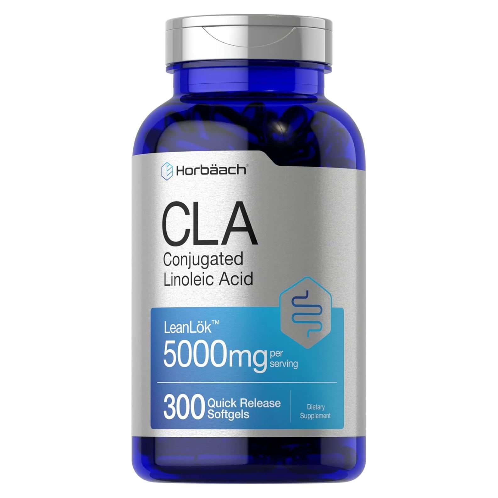 Suplemento CLA Horbaach 300 Cápsulas Blandas 5000 mg