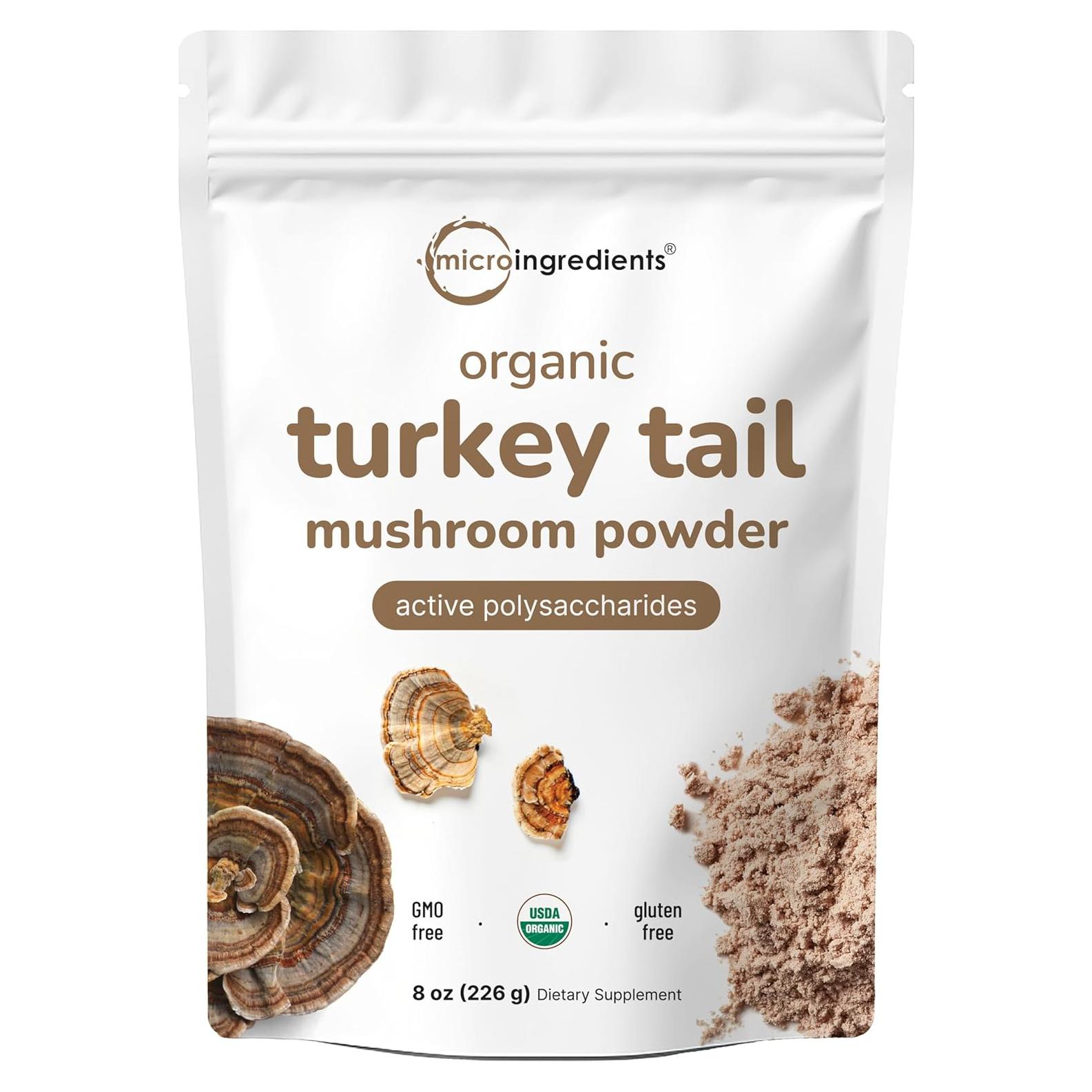 Polvo Orgánico de Hongo Cola de Pavo Micro Ingredients 227g