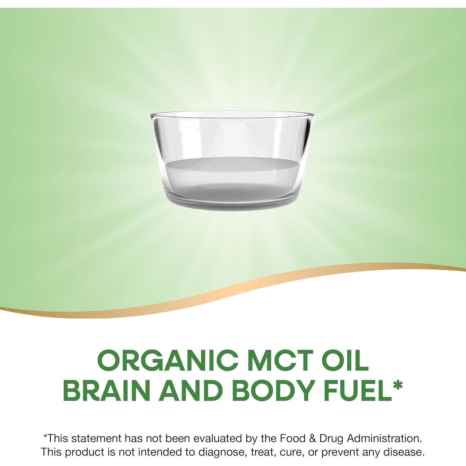 Aceite MCT Orgánico Nature's Way 480ml C8 C10 Keto Paleo