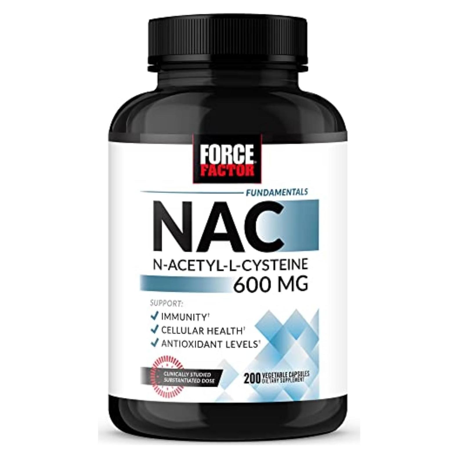 N-Acetil Cisteína Force Factor 600 mg - Antioxidante Hepático