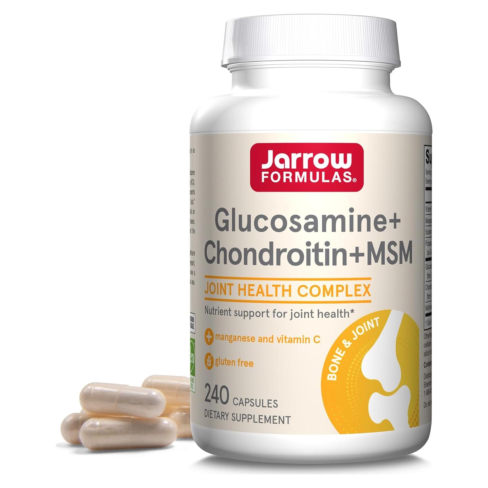 Suplemento Articular Jarrow Formulas Glucosamina 240 Cápsulas