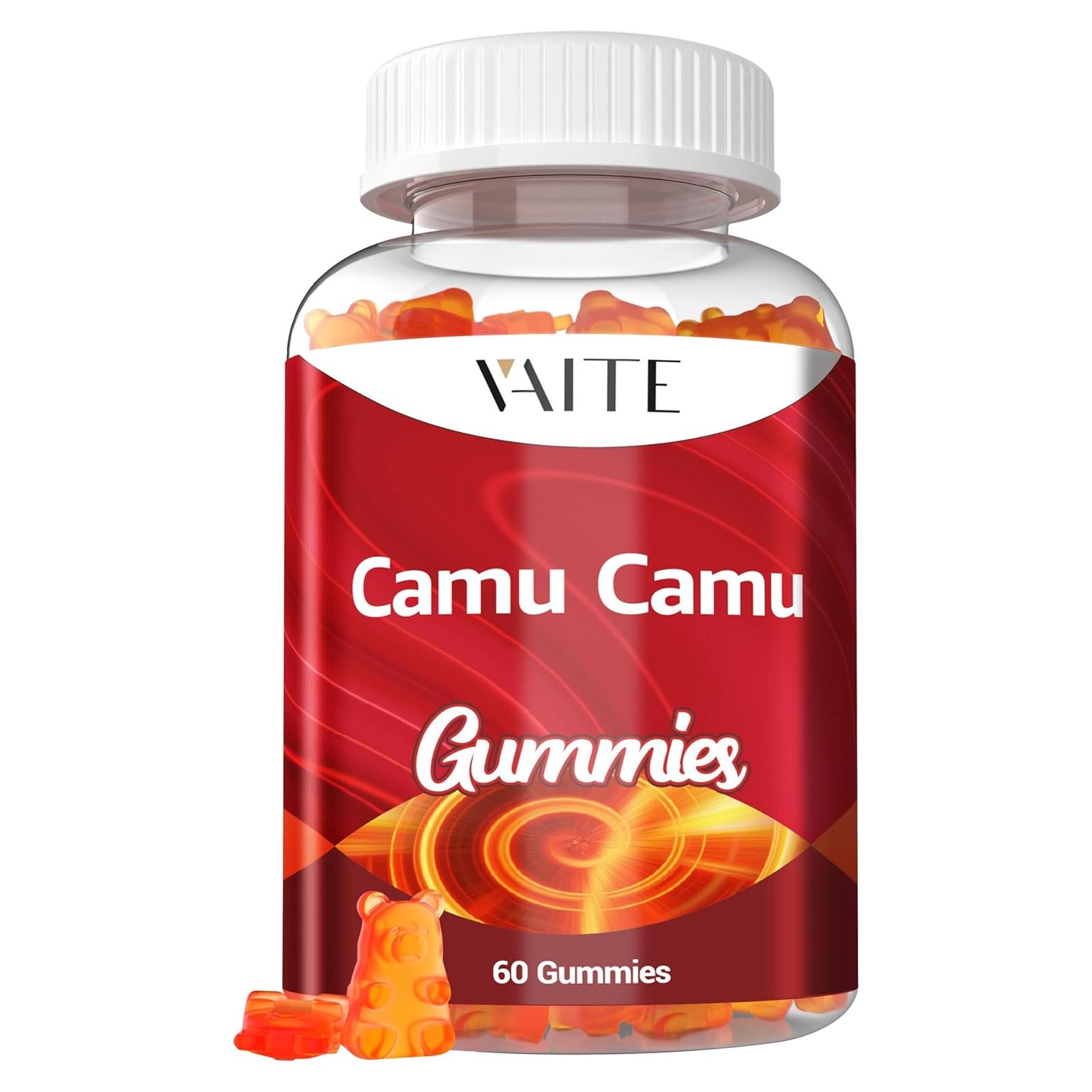 Gomitas de Camu Camu VAITE con Vitamina C - 60 Masticables Veganas