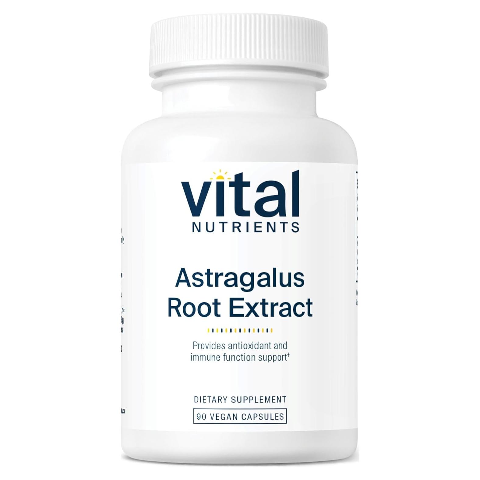 Extracto de Raíz de Astrágalo Vital Nutrients 300 mg - 90 Cápsulas