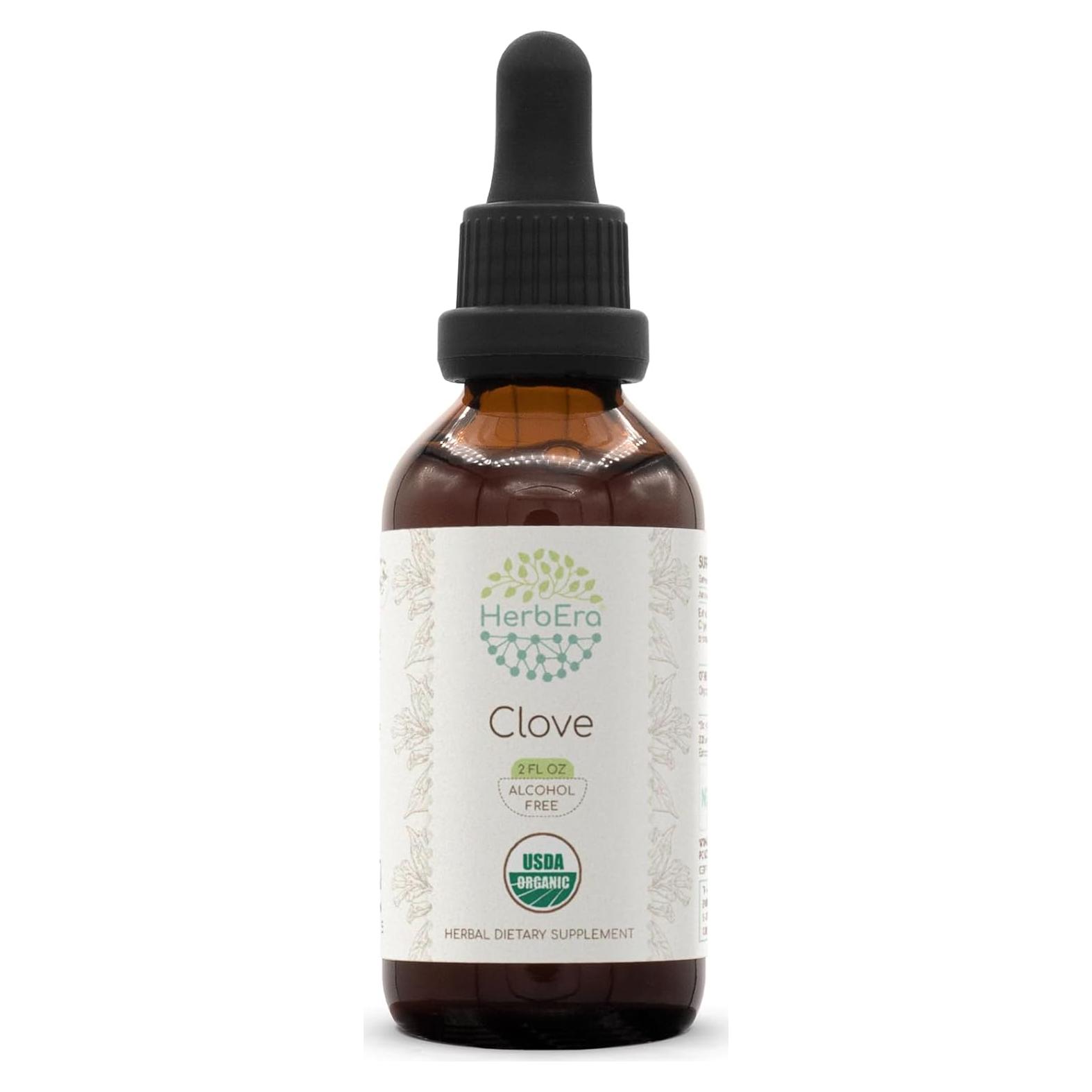 Tintura de Clavo HerbEra 59.15 ml Orgánica Sin Alcohol