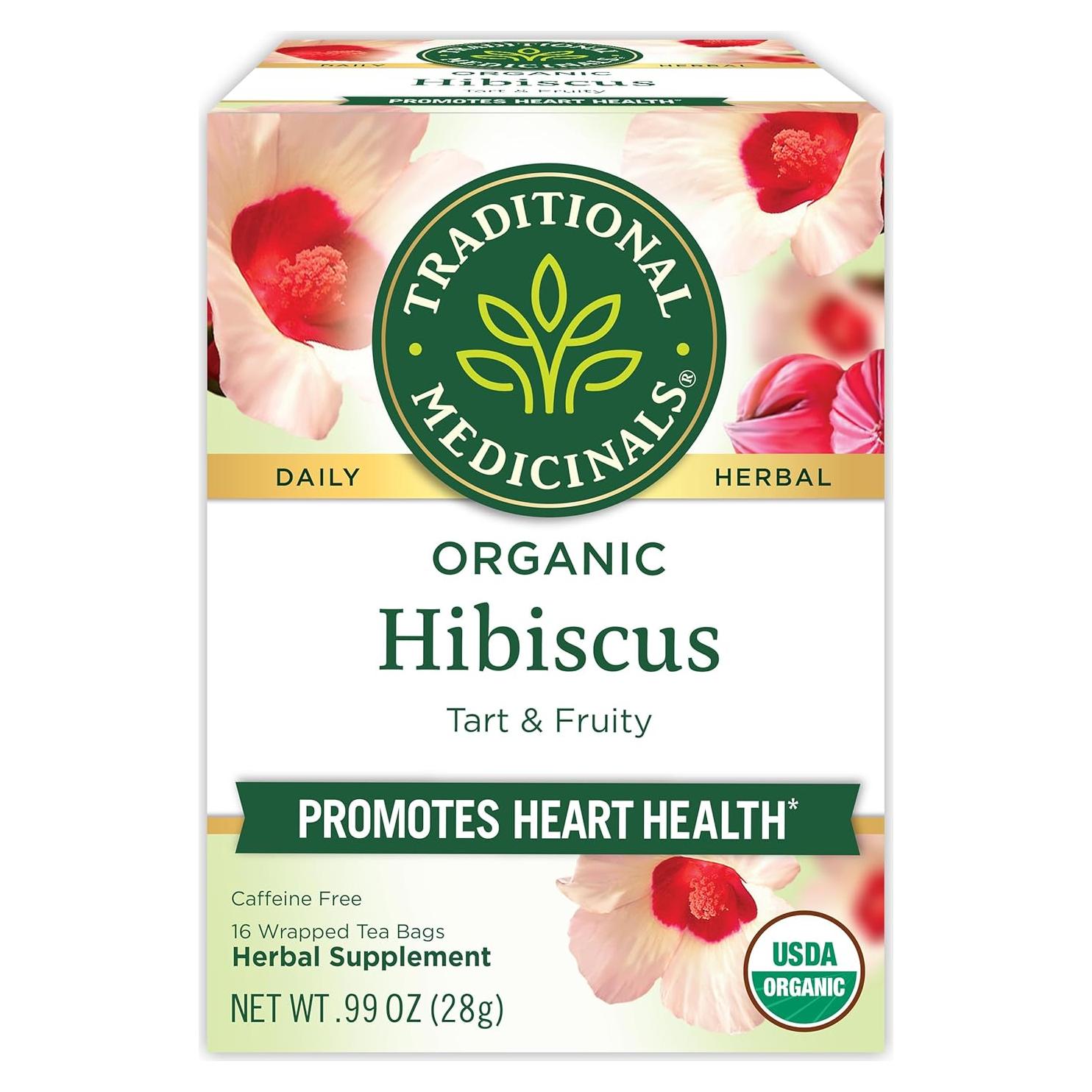 Té de Hibisco Orgánico Medicinales Tradicionales - 16 Bolsitas