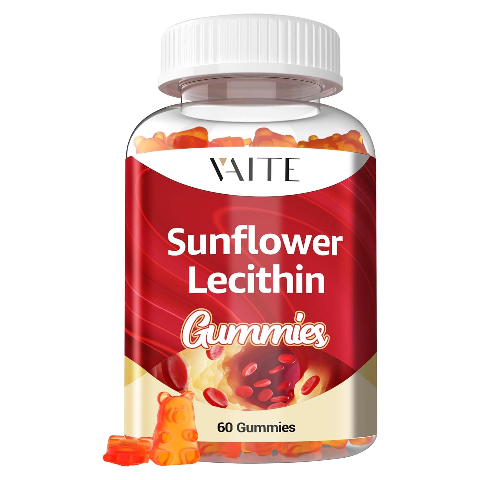 Gomitas Veganas de Lecitina de Girasol 800mg - 60 Chicles